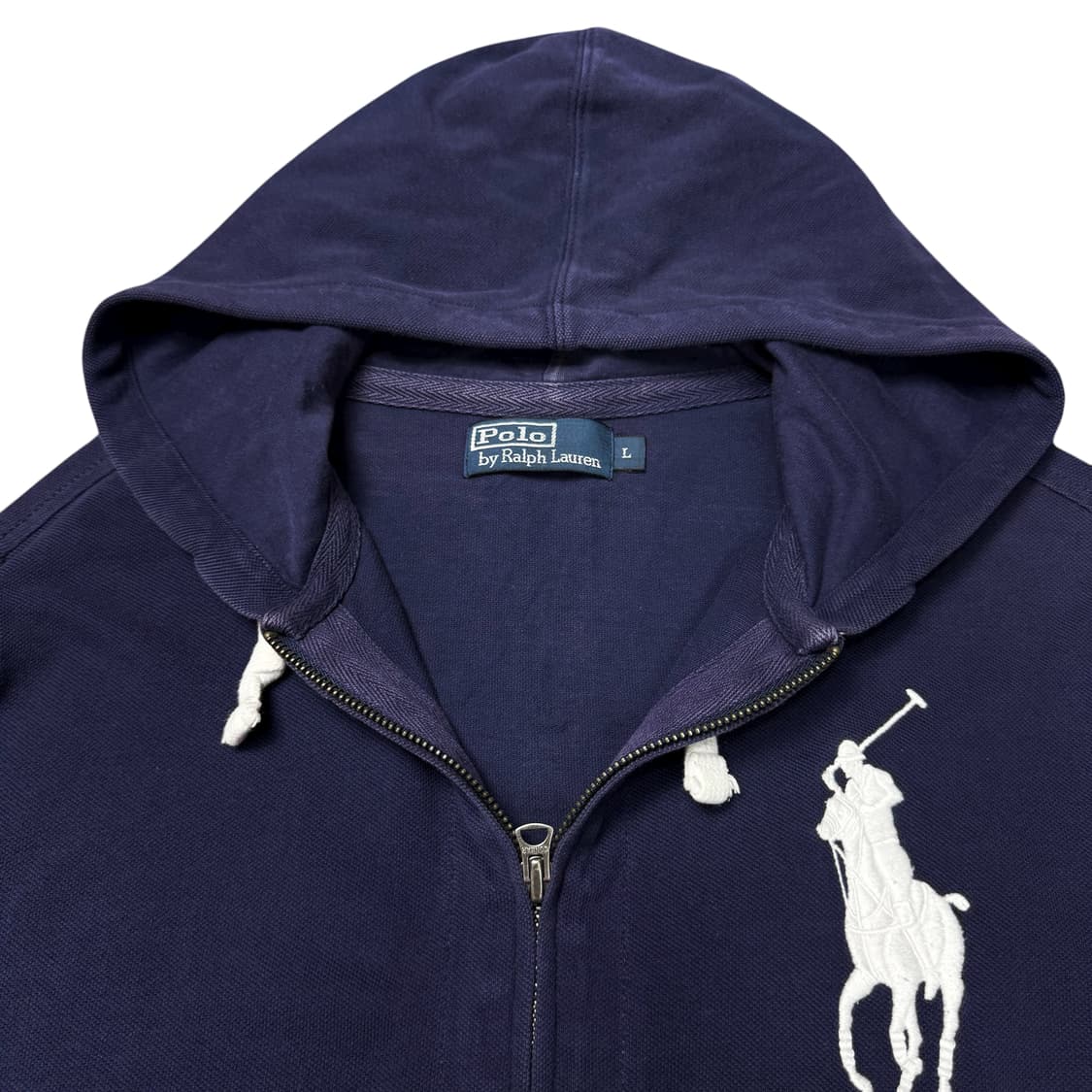 (L) 폴로 랄프로렌 빅포니 후드집업 네이비 상품이미지4