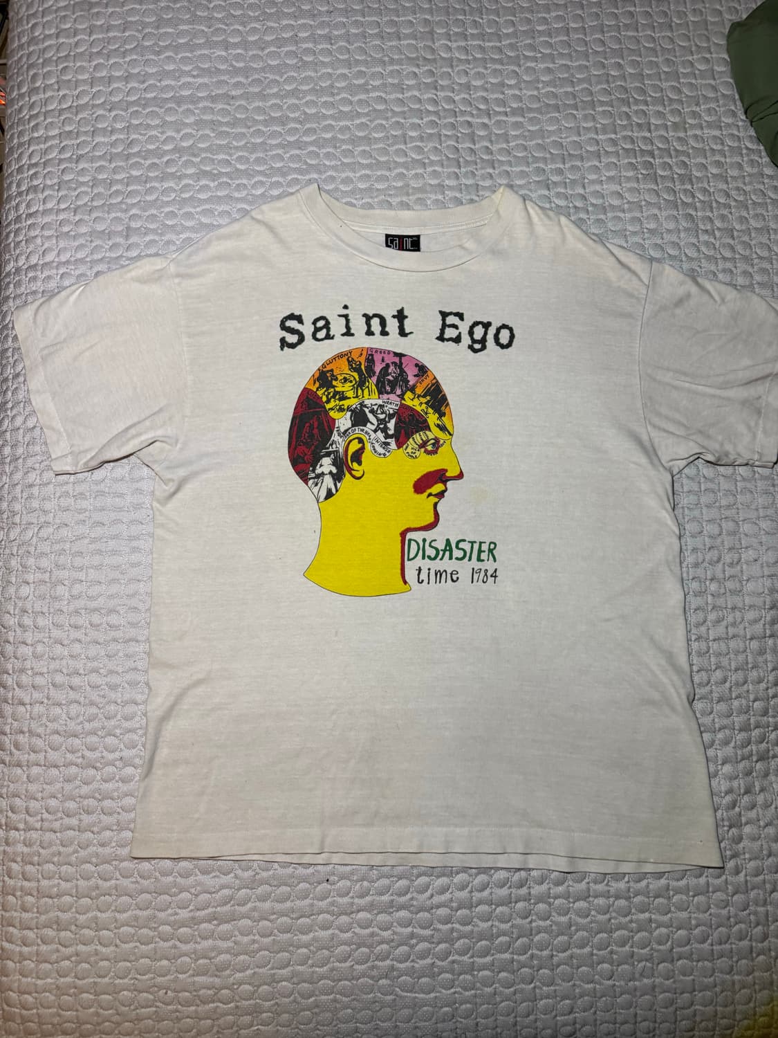 세인트 미카엘 saint ago head 티셔츠 화이트 상품이미지2