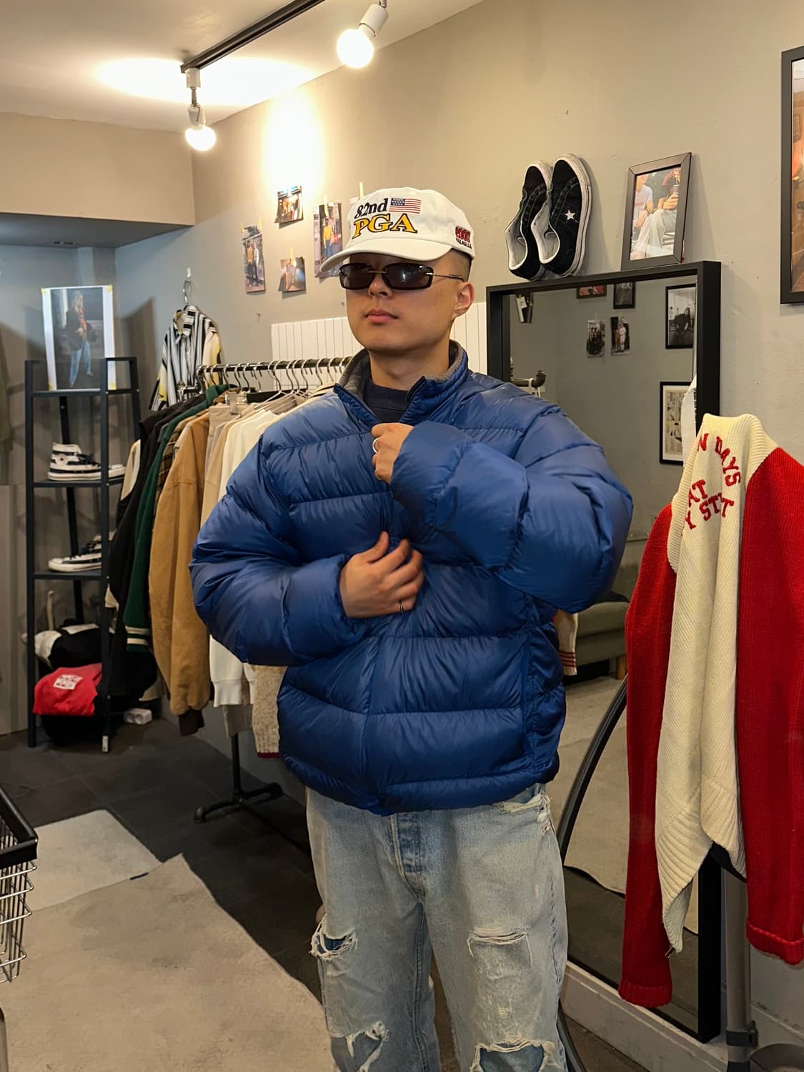 90’s Montbell light-weight padded jacket 상품이미지3