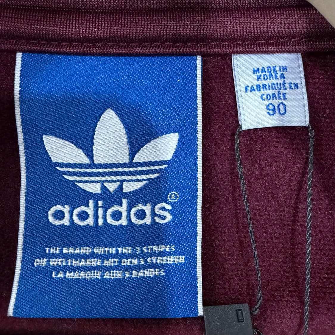 400. 아디다스 버건디 하늘 파이어버드져지 상품이미지2