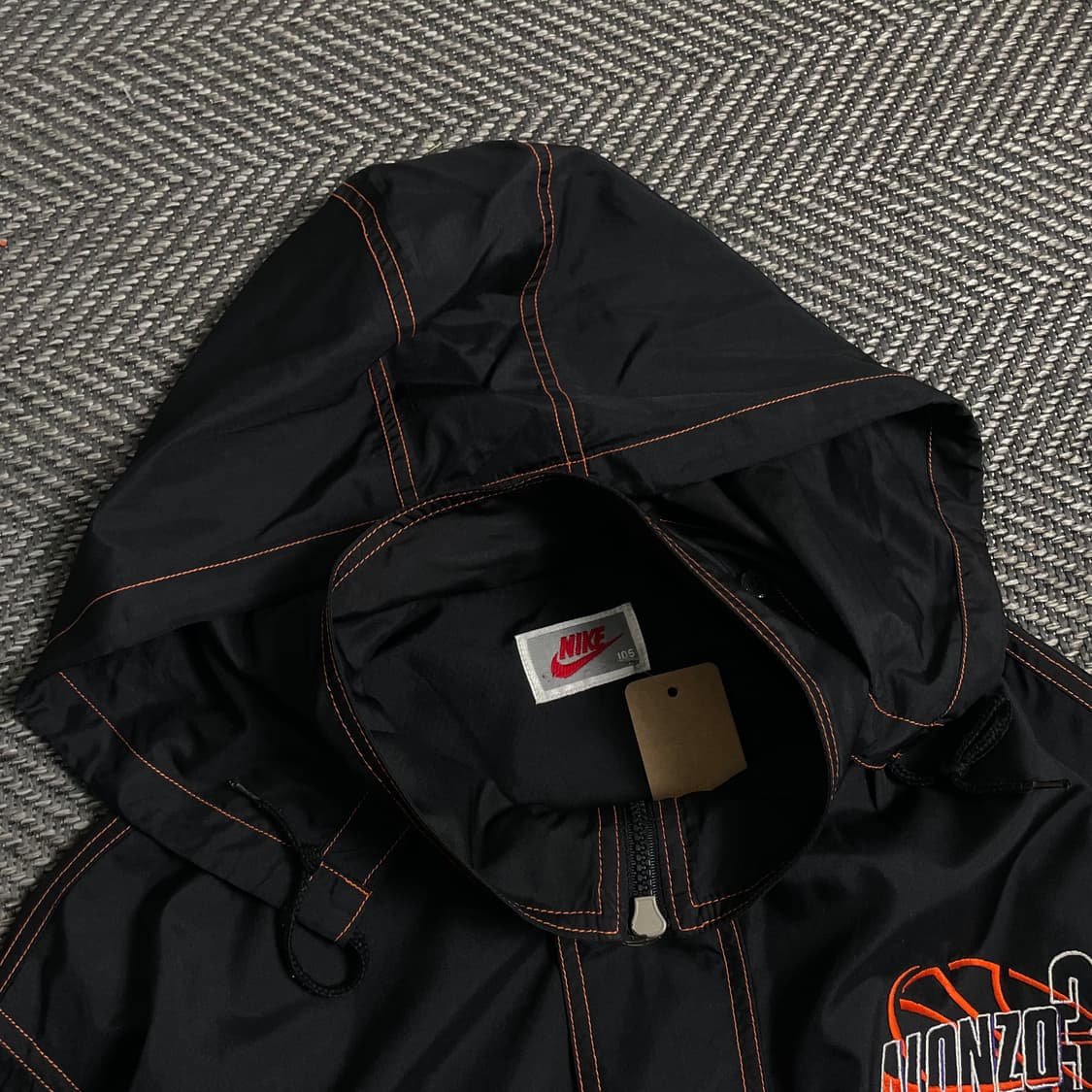 90s 나이키 올드스쿨 알론조 모닝 빅로고 박시핏 바람막이o 4765 상품이미지5