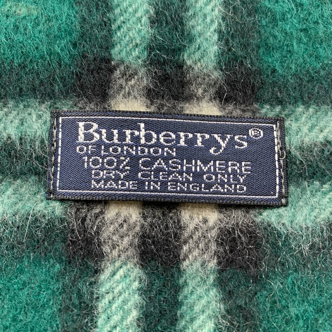 버버리 그린 노바체크 캐시미어 머플러 스카프 목도리 상품이미지4