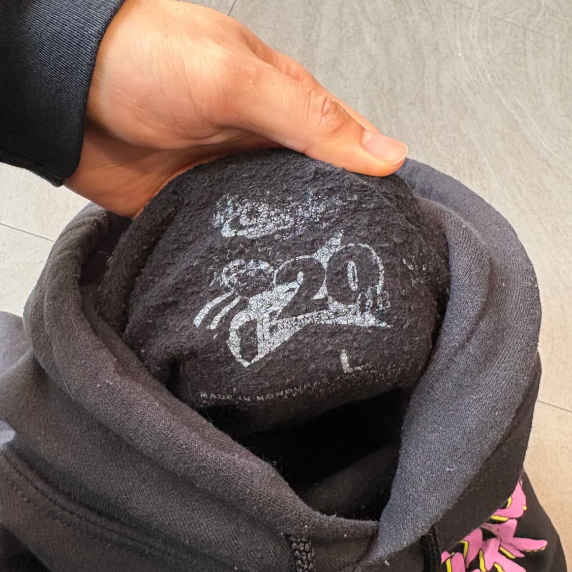 나루토 질풍전 07년도 나선환 블랙 후드 티 상품이미지8