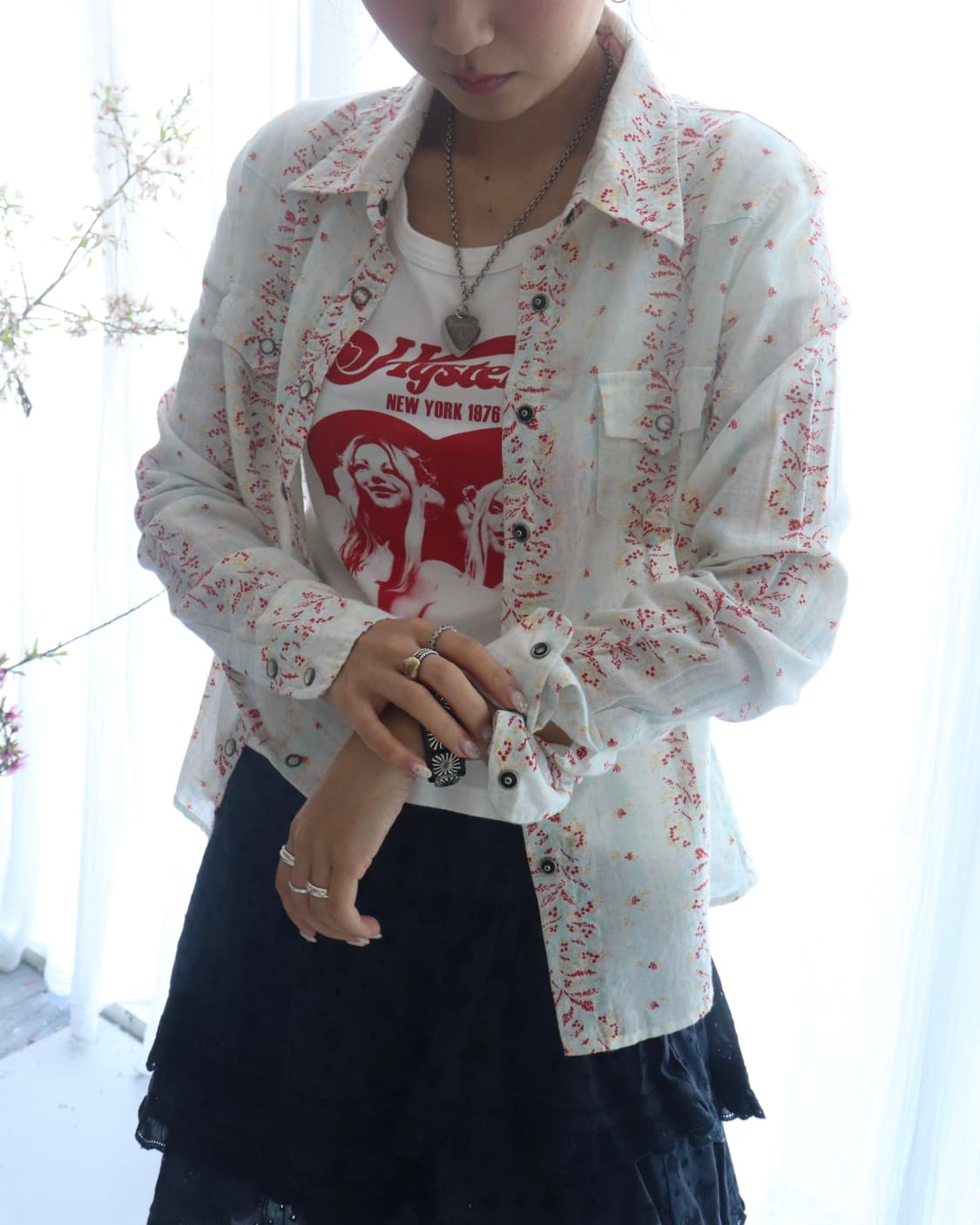 Vintage Soft Floral Shirt 상품이미지3