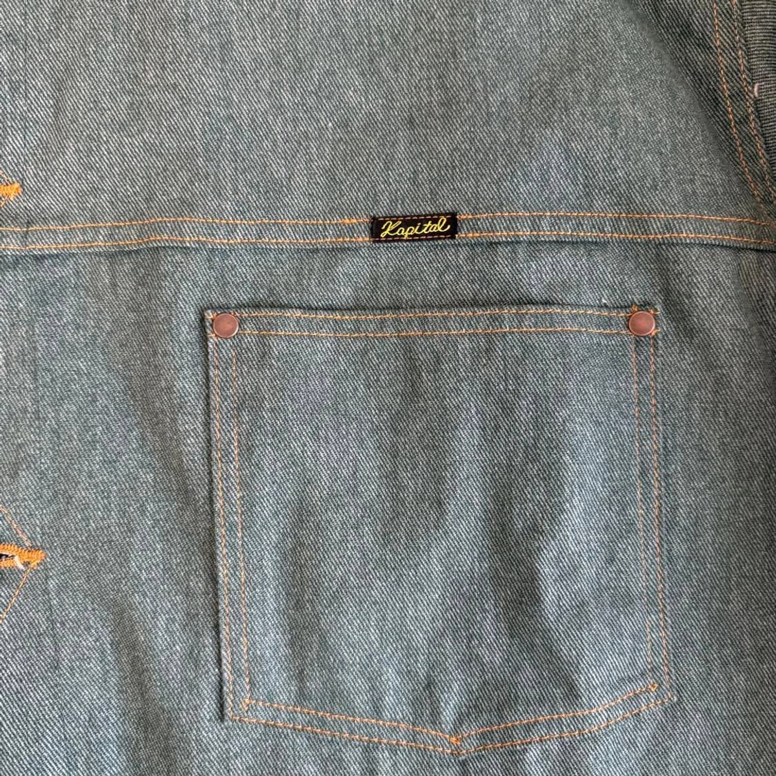 캐피탈 카츠라기 빅지 데님 자켓 상품이미지4