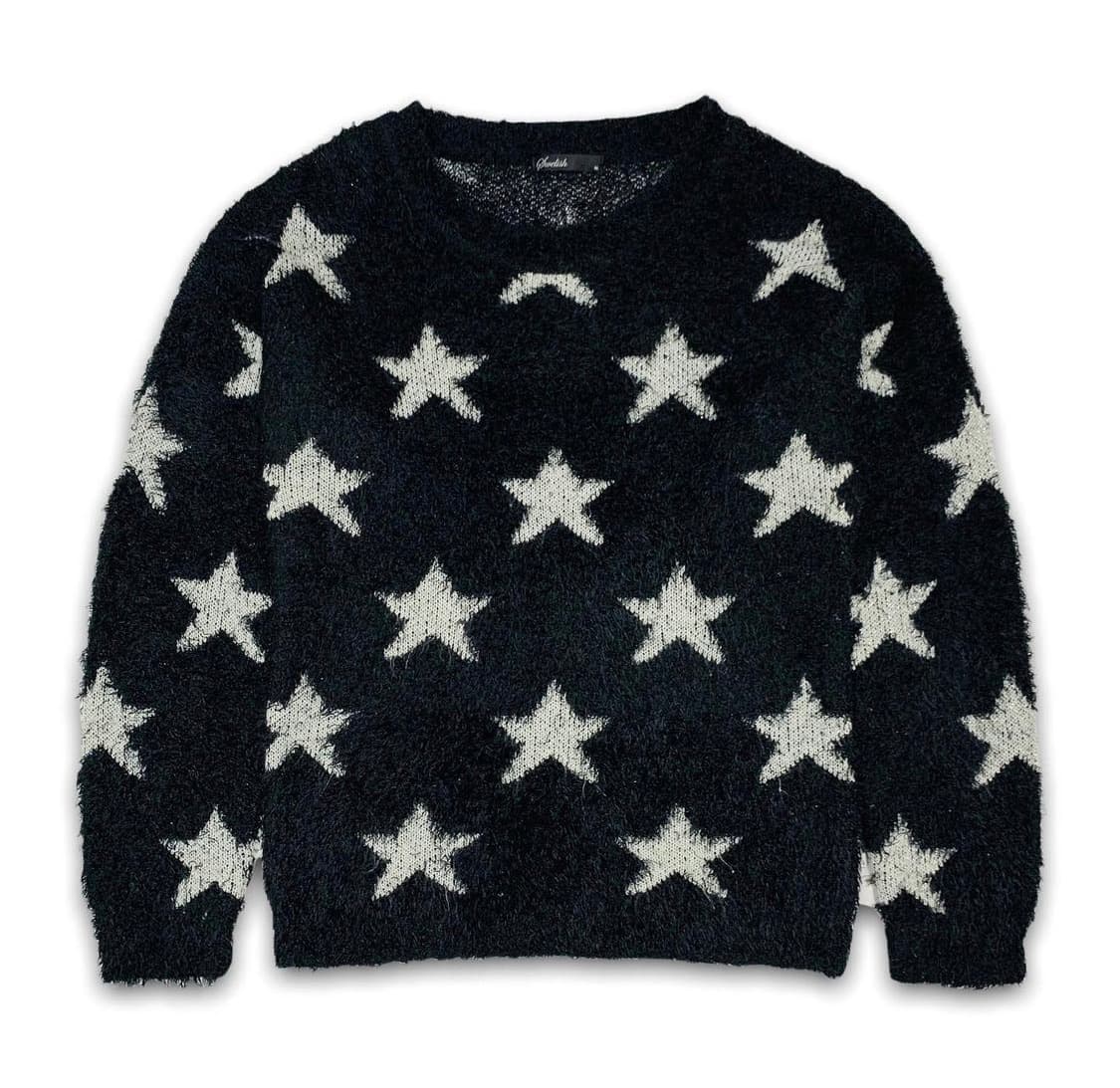 Rock chic Black star knitwear 상품이미지1