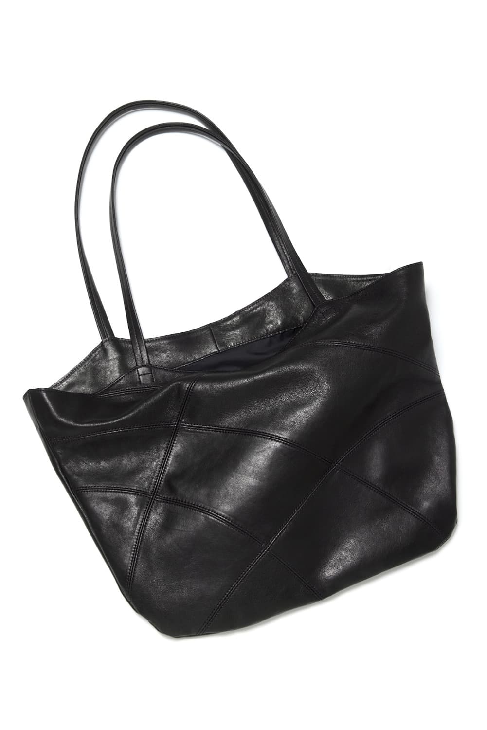 해칭룸 Web Tote Lamb Skin Black 상품이미지5