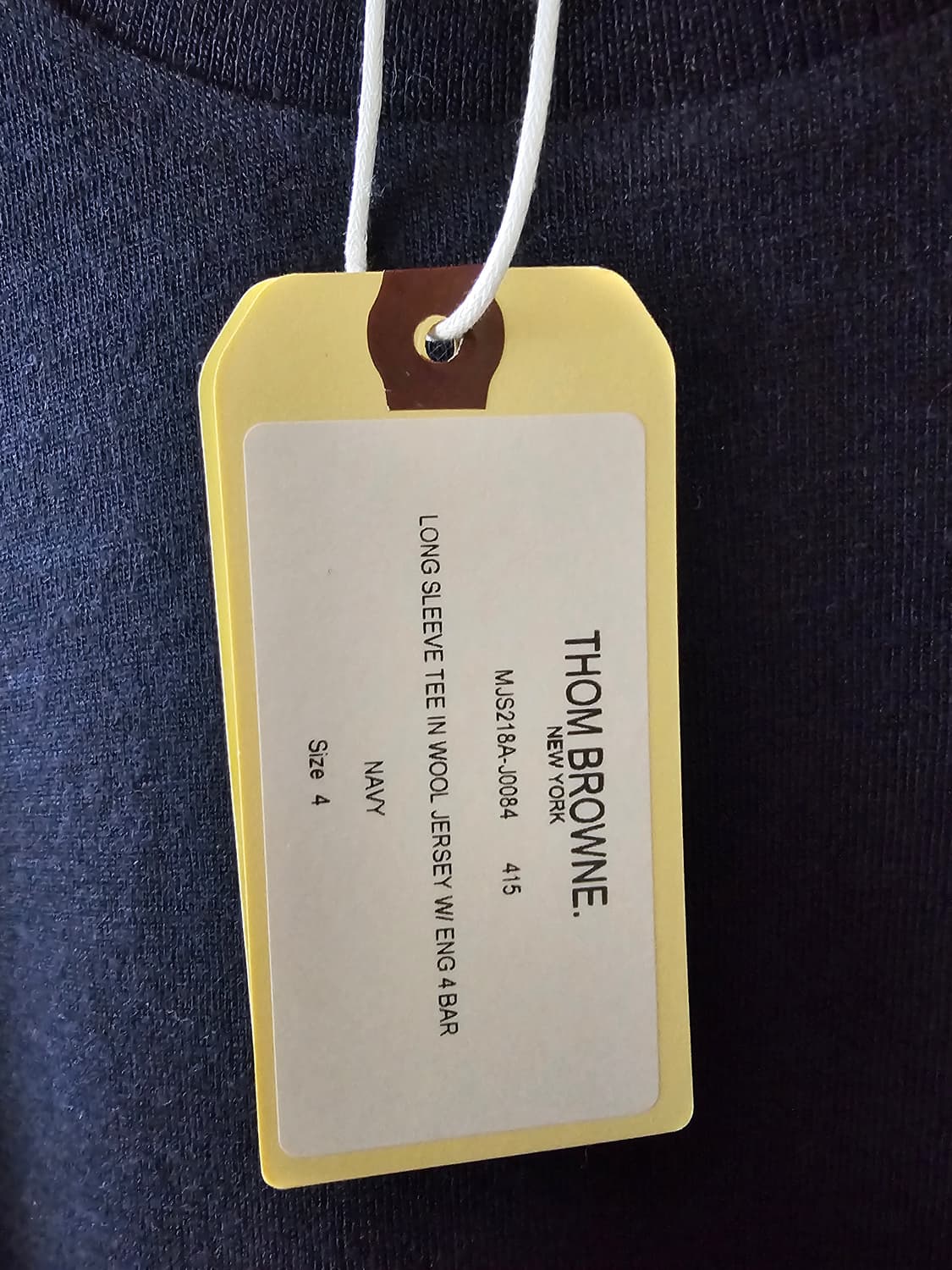 톰브라운 메리노울 롱슬리브 니트(4,정품) 상품이미지7