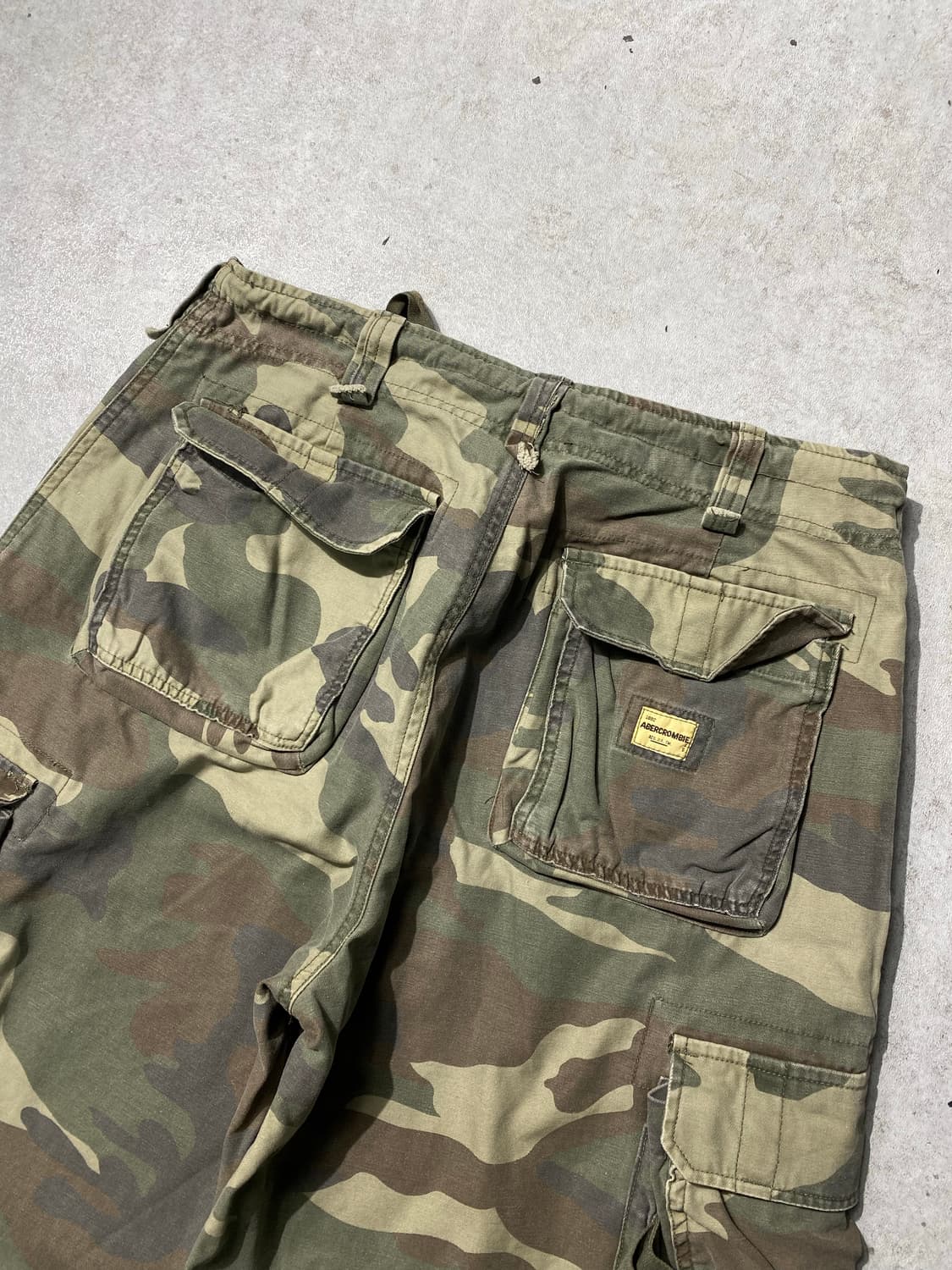 [L] Abercrombie 아베크롬비 카모플라쥬 카고 와이드팬츠 상품이미지7