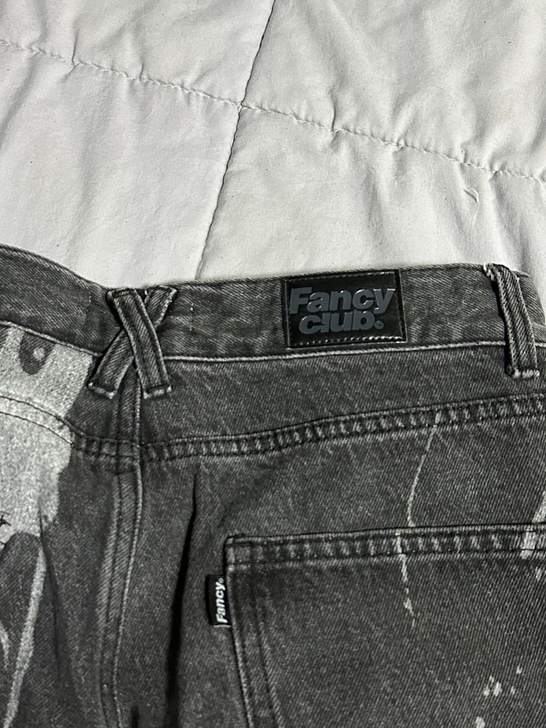 팬시클럽 블린더 프린트 팬츠 블랙 상품이미지5