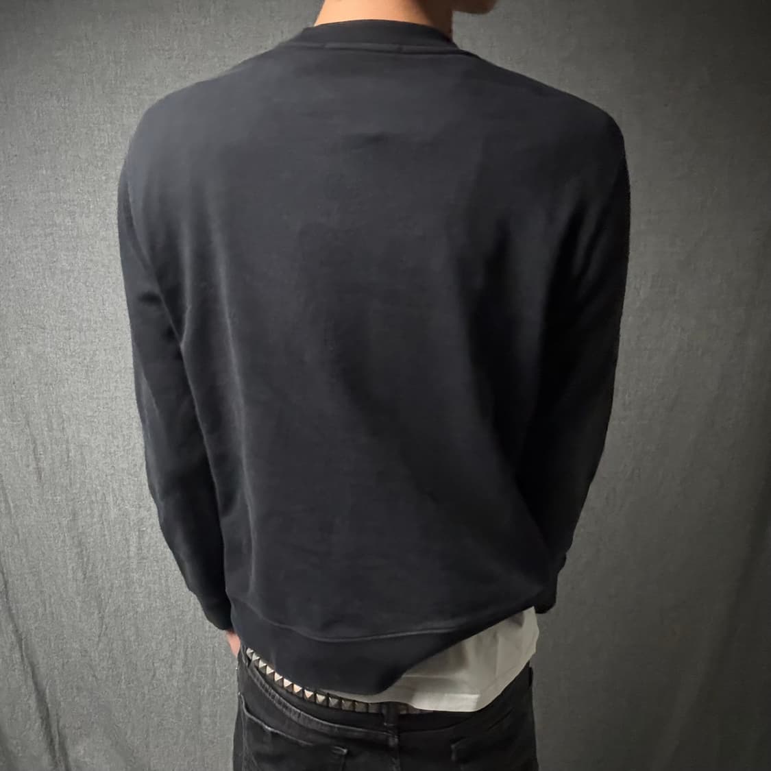 msgm 블랙 맨투맨 상품이미지4