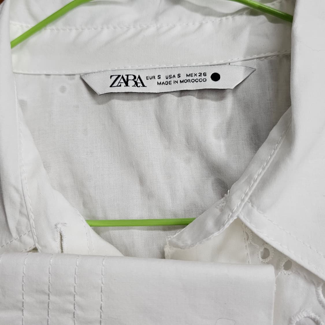 55)새상품급 자라(ZARA) 여성 롱 오픈형 원피스 면100% 상품이미지5