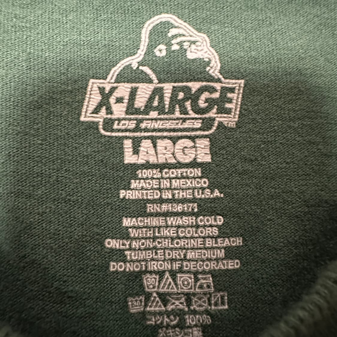 X-LARGE mexico made t-shirt 상품이미지4