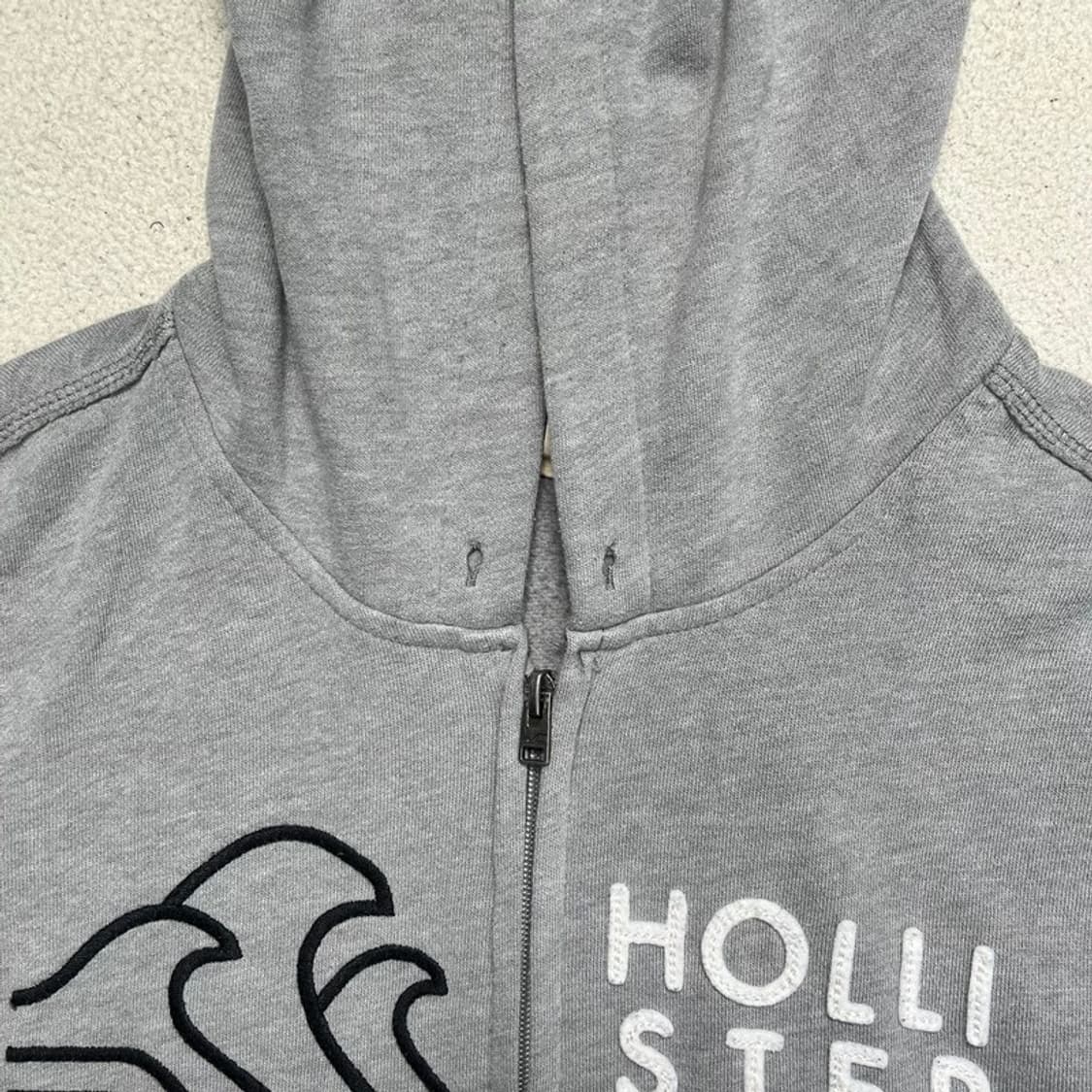  HOLLISTER 후드집업 그레이 L 상품이미지2