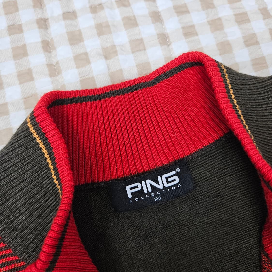 PING 핑 반집업 골프 니트 남자100~105 상품이미지3