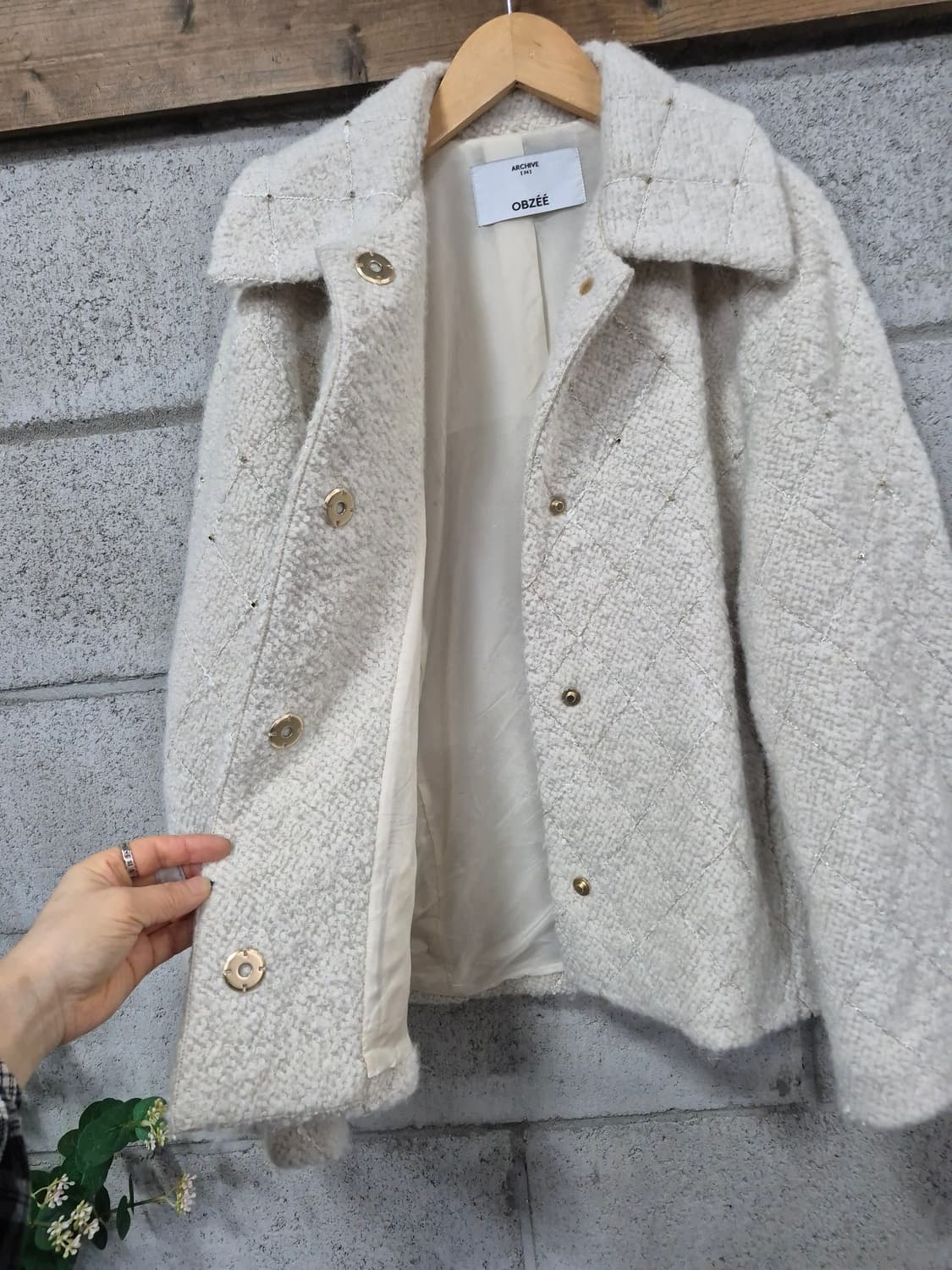 오브제아카이브 알파카혼방 코트 상품이미지6