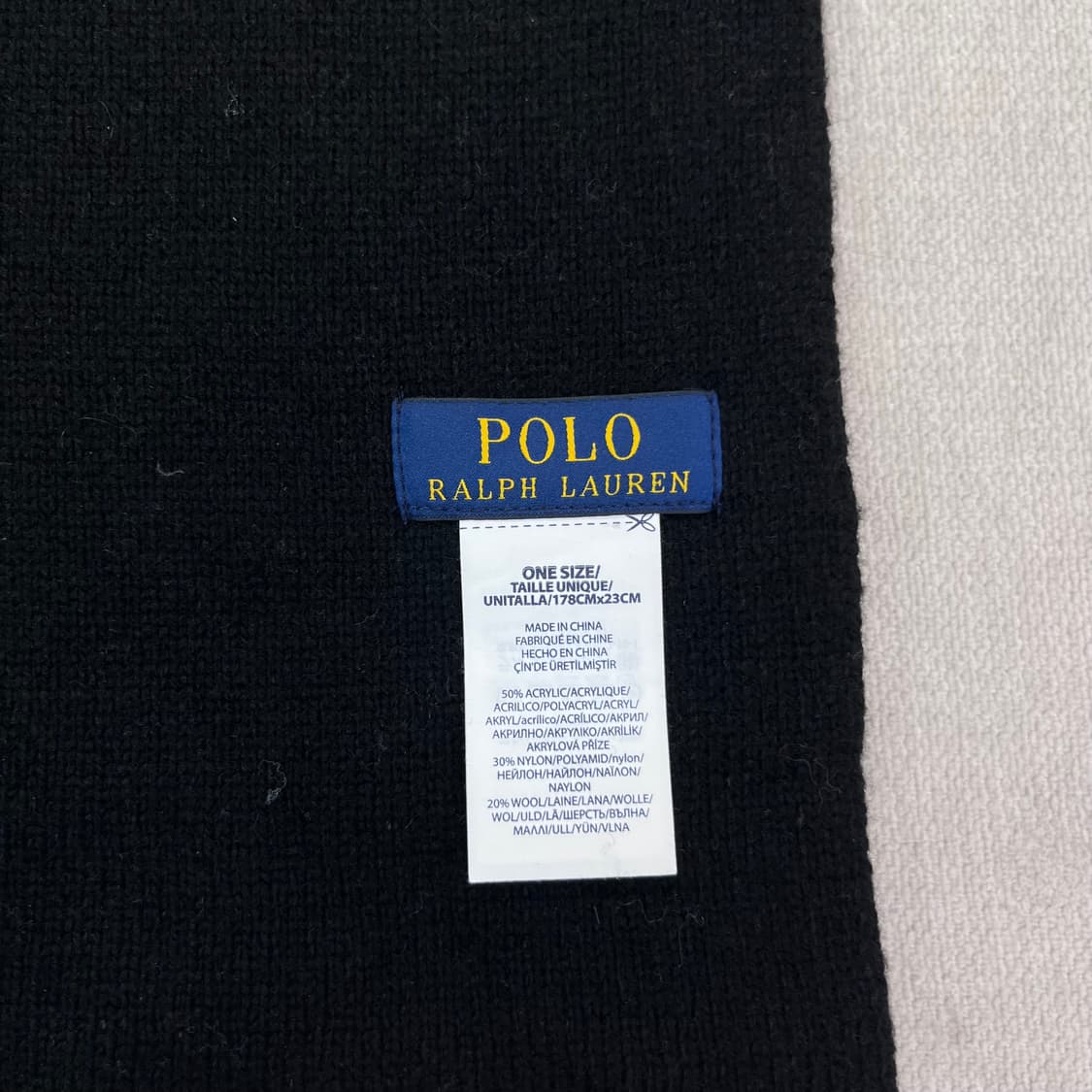 폴로랄프로렌 빅베어 울 머플러 상품이미지4