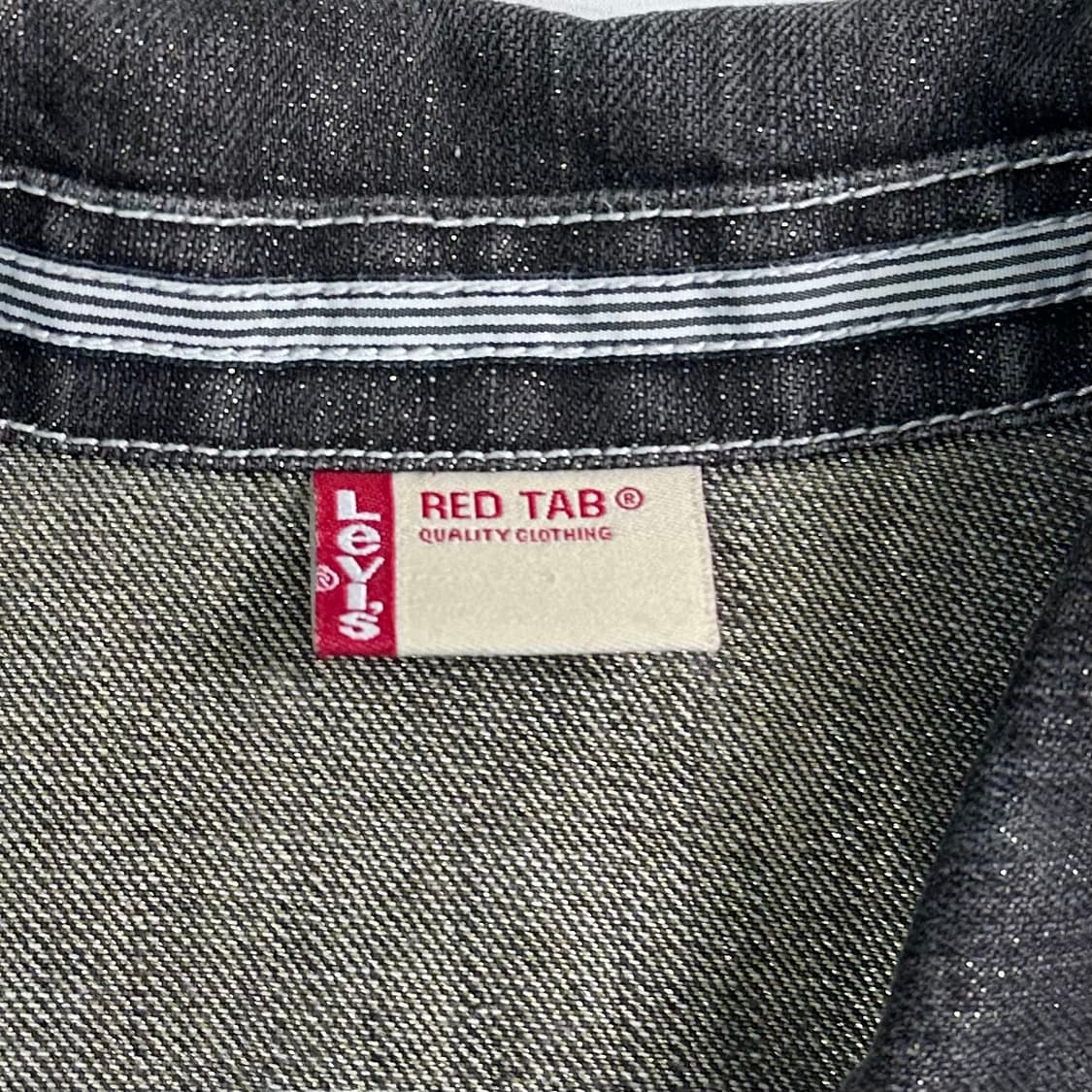 리바이스 우먼스 흑청 데님 자켓   상품이미지5