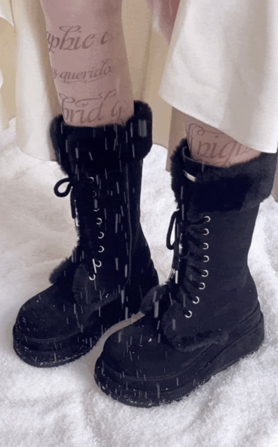 루루서울 윈터 엔젤 퍼 부츠 미디 230 상품이미지2