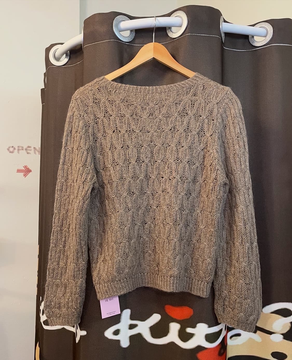 베이지 케이블 니트 [무배] 상품이미지6