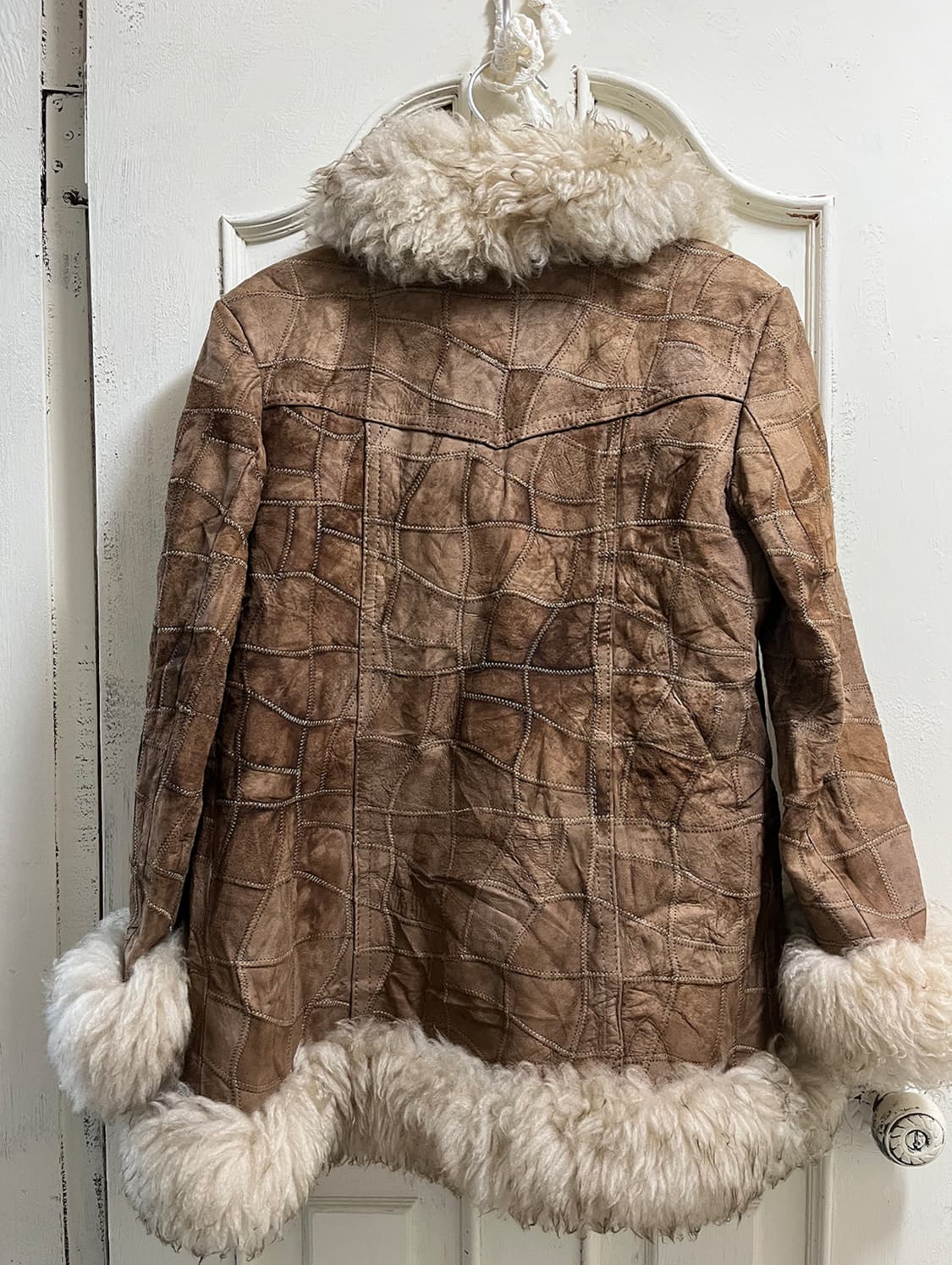 vintage eco fur mustang coat(brown) 상품이미지2