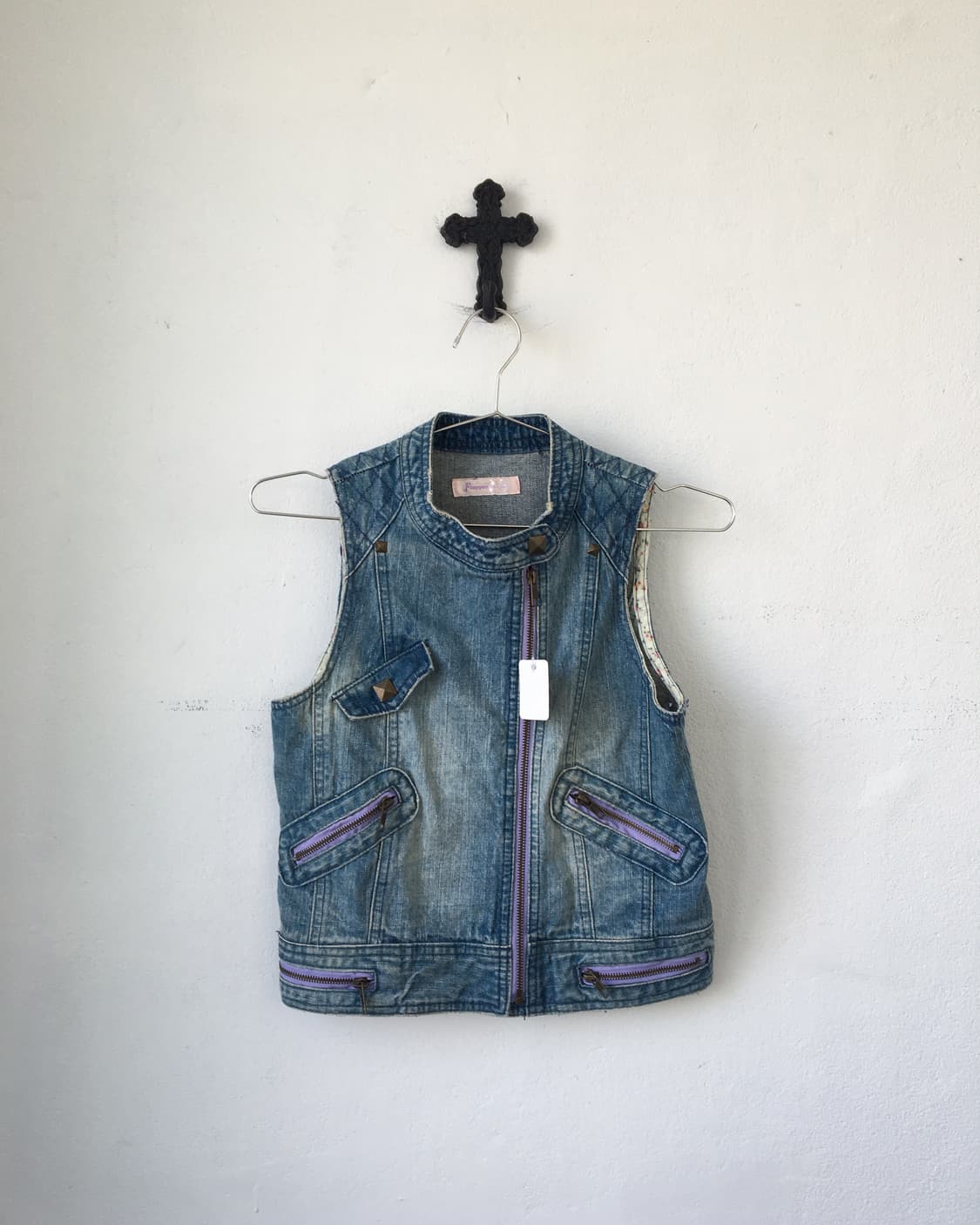 Denim vest 상품이미지1