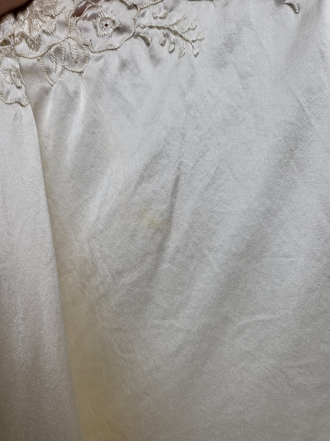 빈티지 오프 화이트 실크 슬립 드레스 상품이미지6