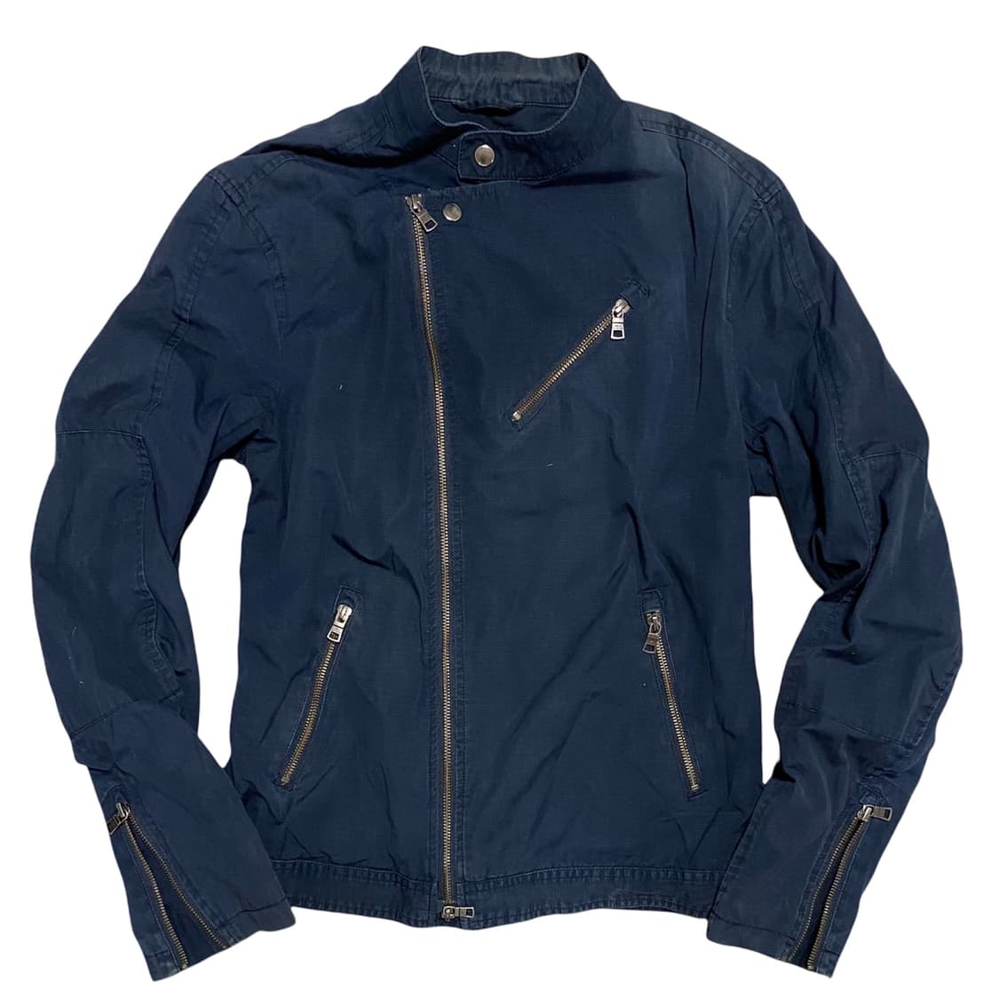 알마니 익스체인지 코튼 더블 라이더 자켓 상품이미지2