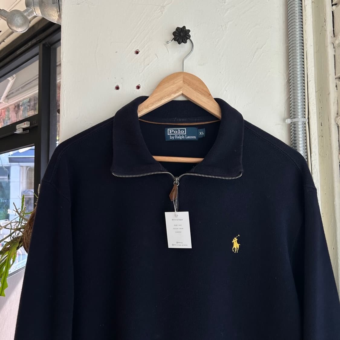 15462 - 폴로 랄프로렌 블랙 반집업 니트 상품이미지1