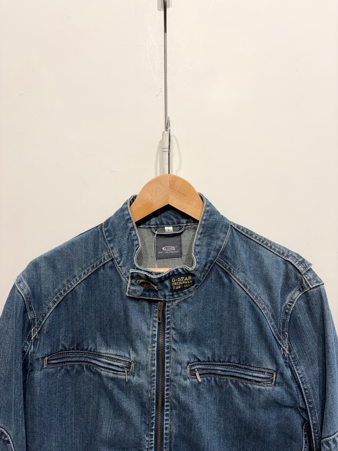 G-STAR 지스타 워시드 데님 자켓 상품이미지2
