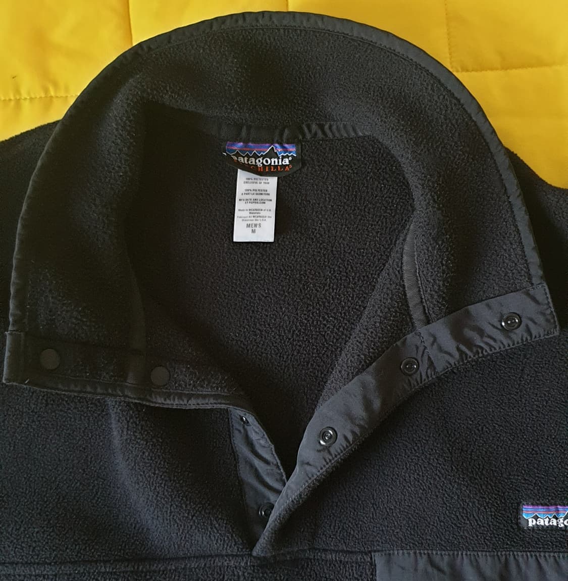 파타고니아 헤비웨이트 신칠라 풀오버 스웨터 블랙 M 상품이미지5