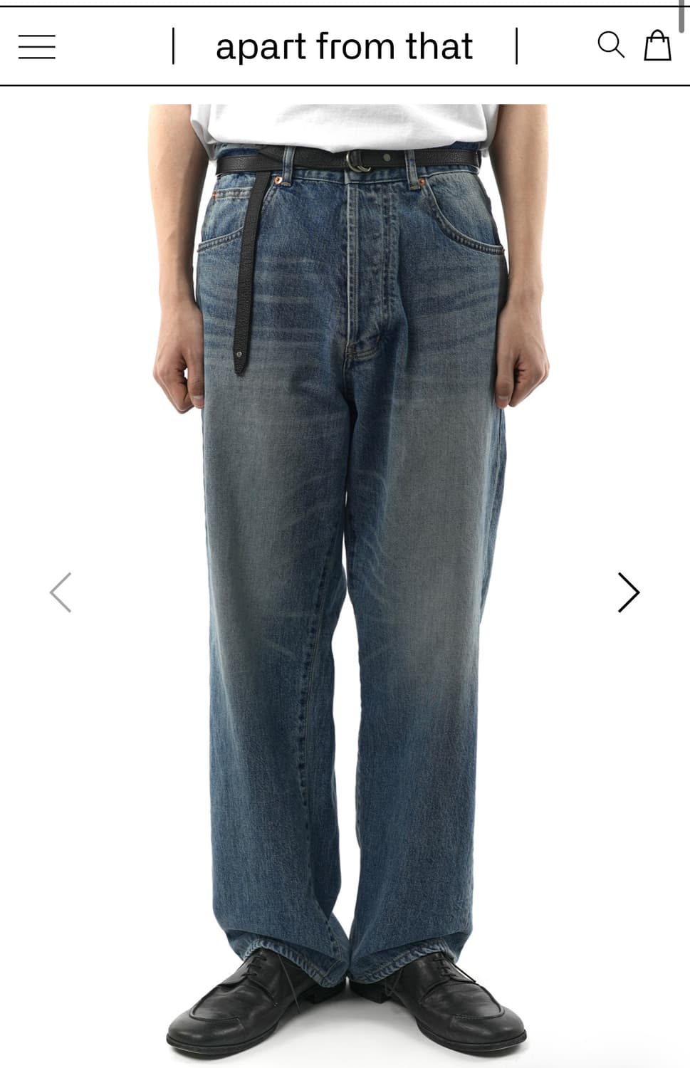 (새상품)이얼즈어고 725 데님 라이트인디고L 상품이미지2