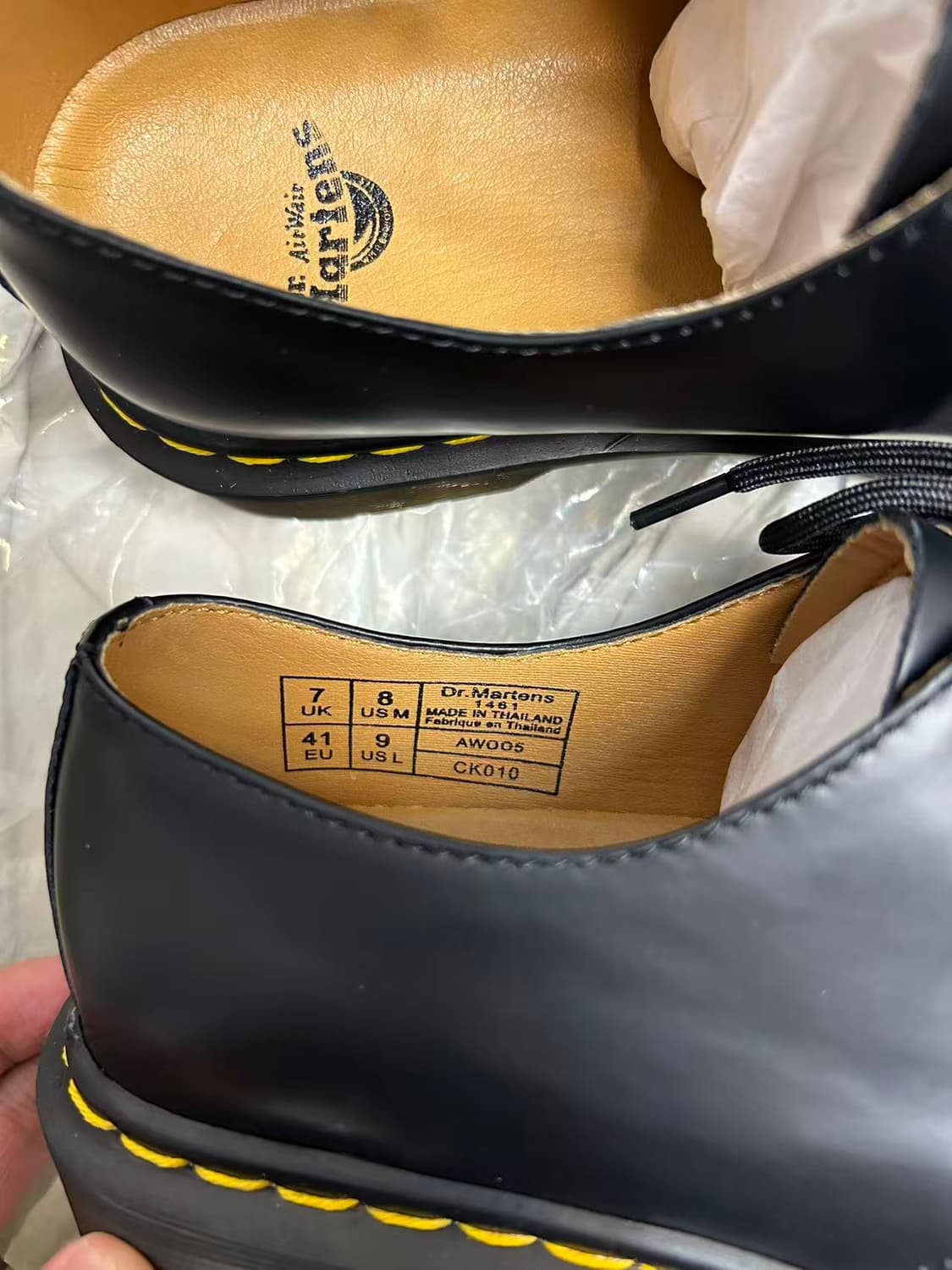 닥터마틴 1461 스무스 블랙 260mm 상품이미지2