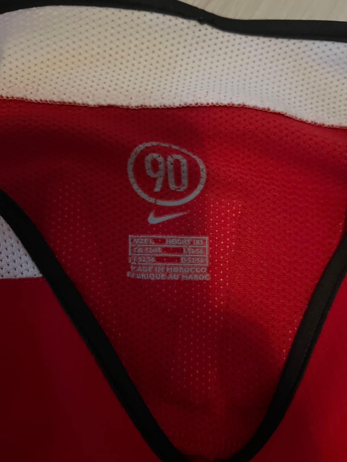 04/06 맨체스터 유나이티드 긴팔 홈 박지성 데뷔시즌 유니폼 상품이미지5