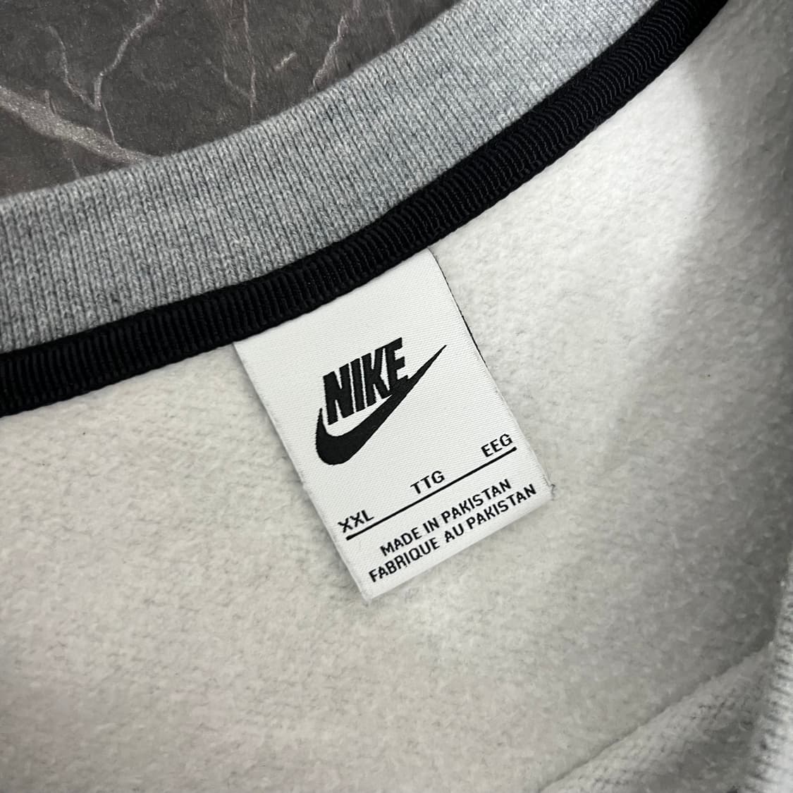 나이키 x 스투시 NRG 플리스 크루넥 맨투맨 그레이 상품이미지4