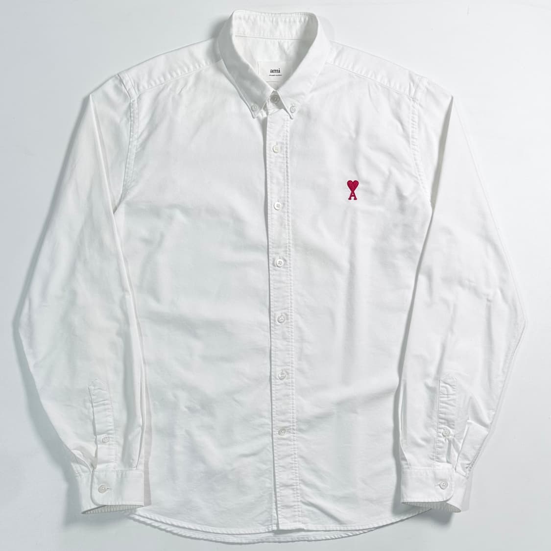 아미 스몰로고 화이트 옥스포드 셔츠  상품이미지1