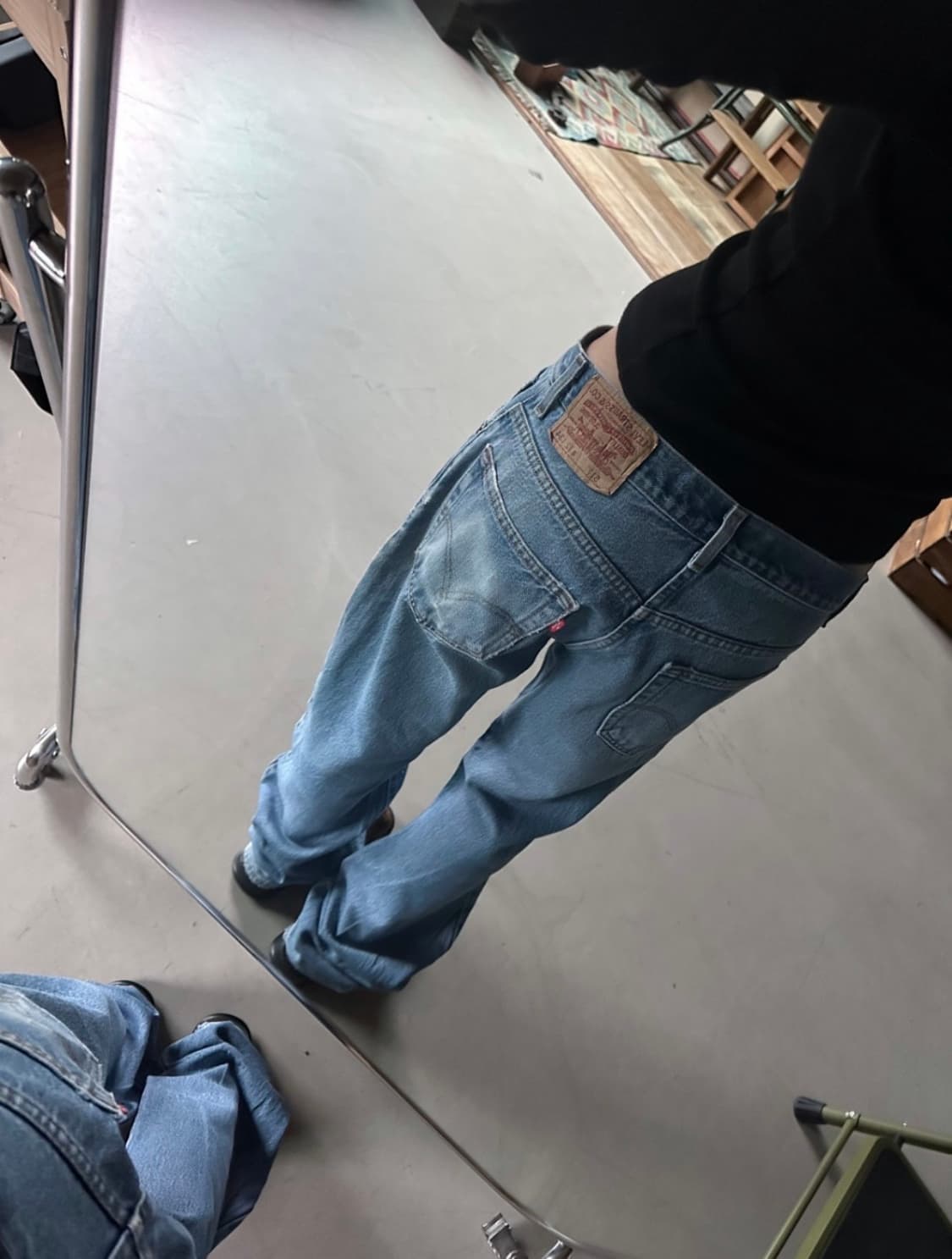 Levi's 517 부츠컷 데미지 데님 진 상품이미지1
