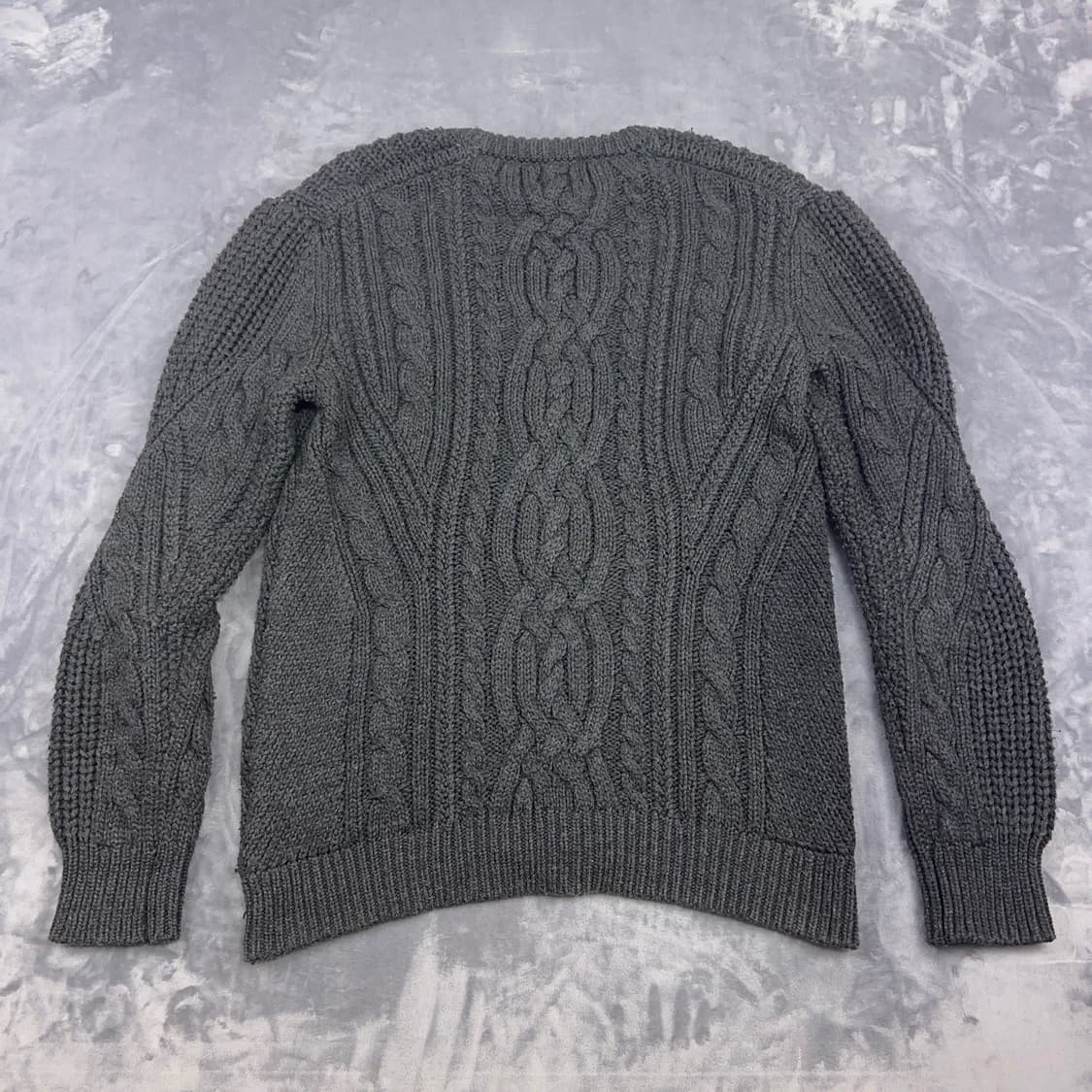 90s RRL 더블알엘 울 블렌드 케이블 니트 상품이미지4