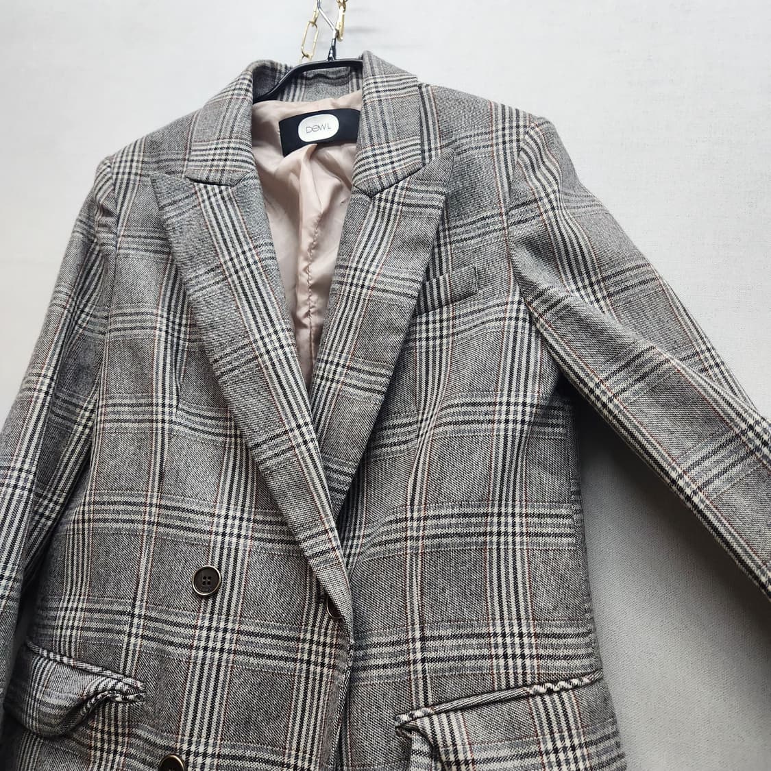 DeWL 듀엘 체크 더블 자켓 55(S) 상품이미지3