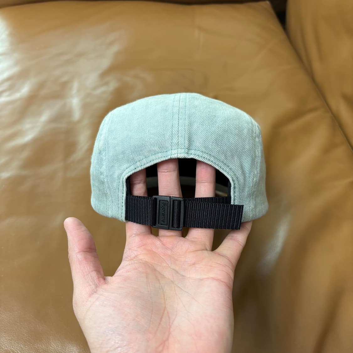 슈프림 캠프캡 모자 박스로고 데님 민트 상품이미지7