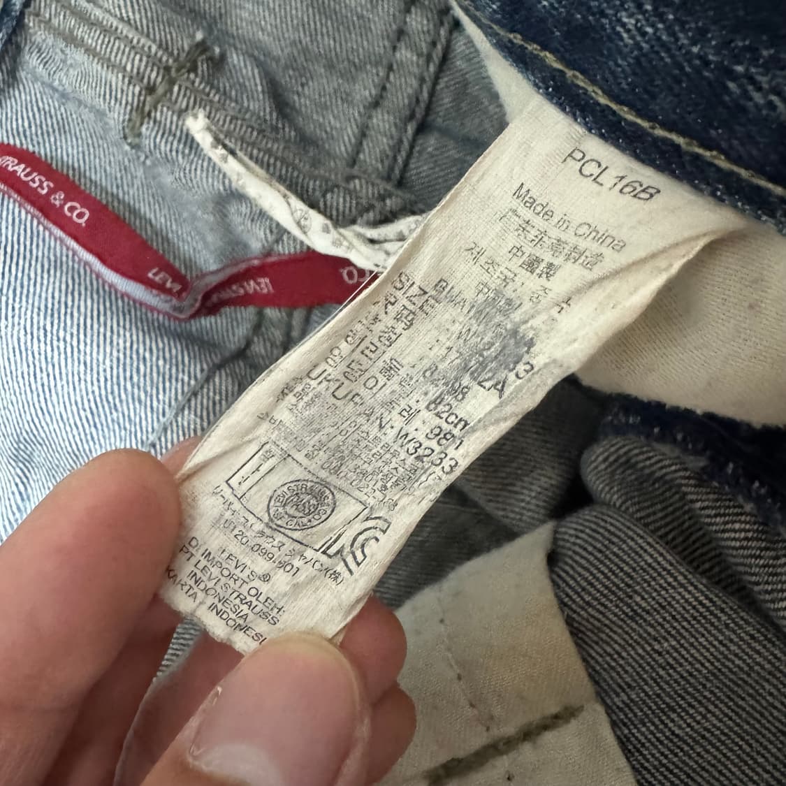 리바이스 504 워싱 데님팬츠 상품이미지7