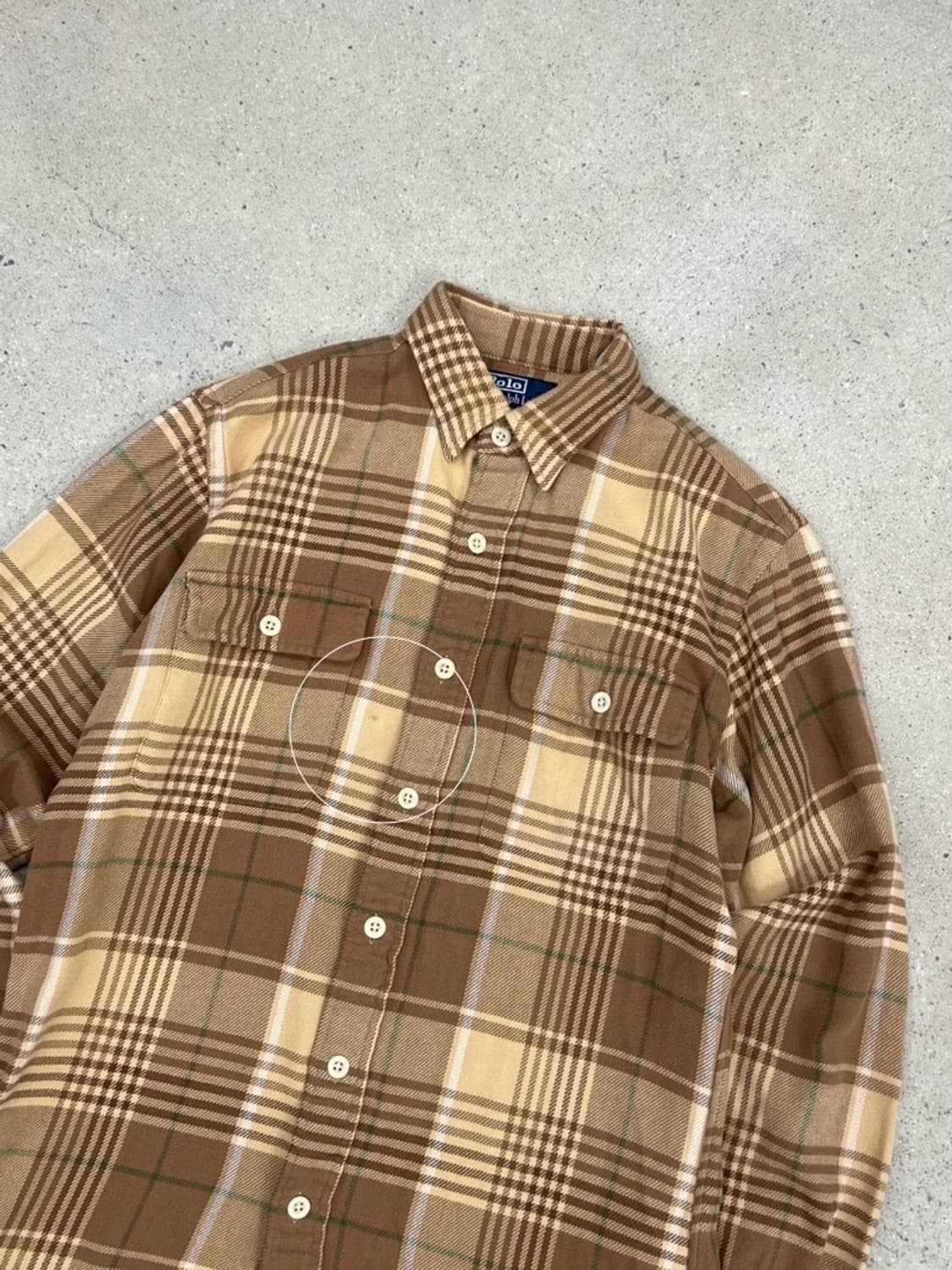 폴로 랄프로렌 엘보패치 체크 셔츠 상품이미지6