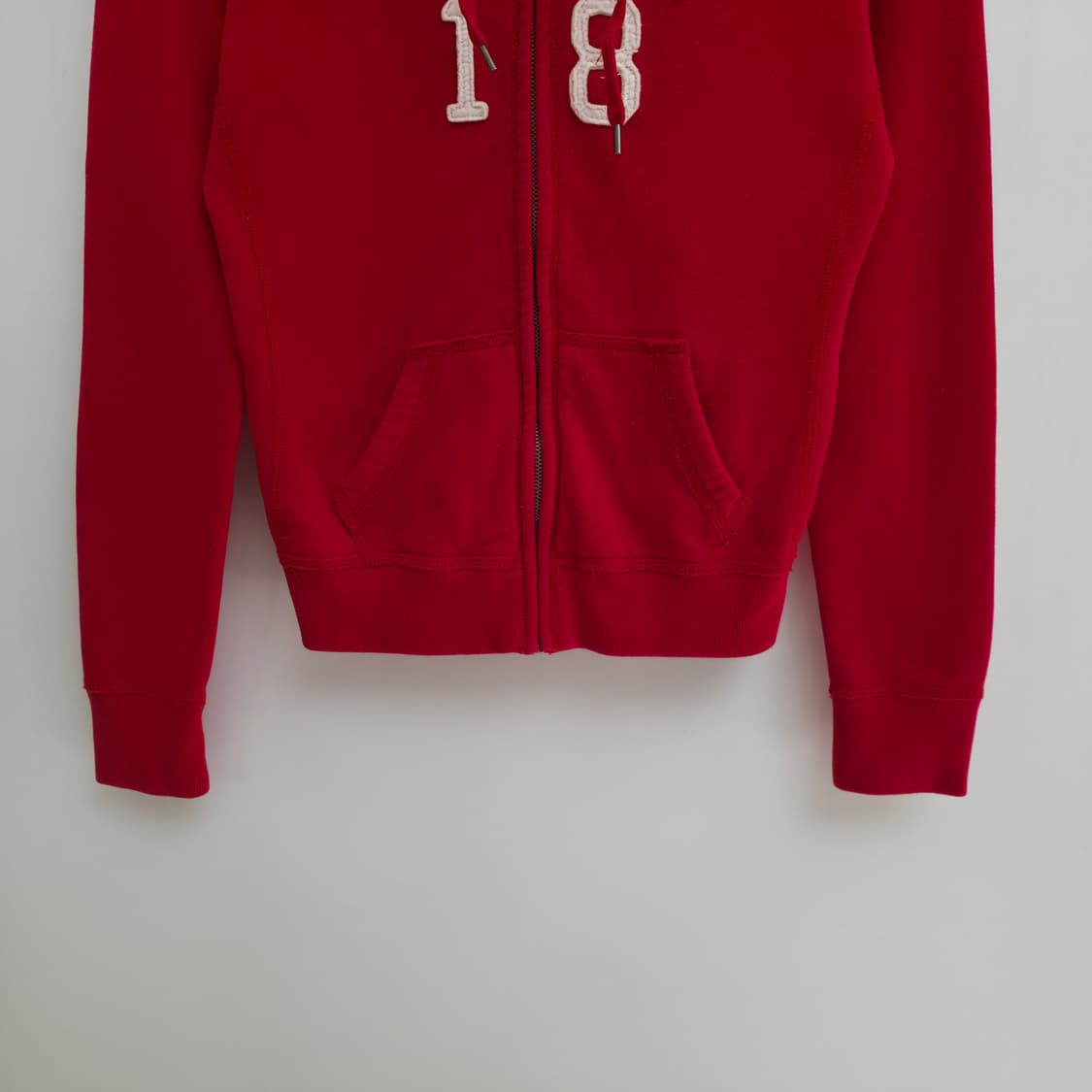 [M] 아베크롬비 레드 후드집업 상품이미지3