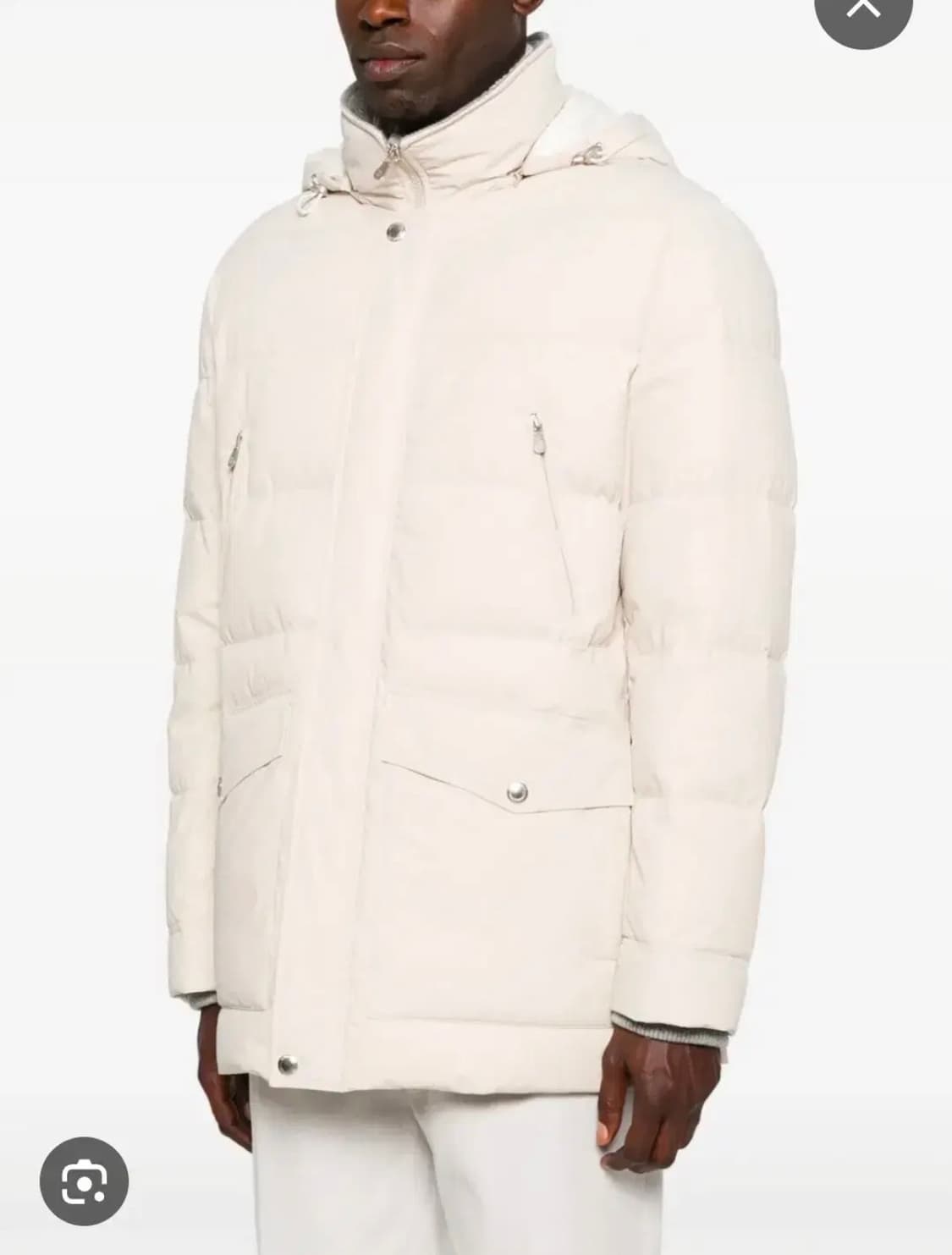 (A+/L) / 브루넬로쿠치넬리 타프타 코듀로이 후드 패딩 상품이미지9