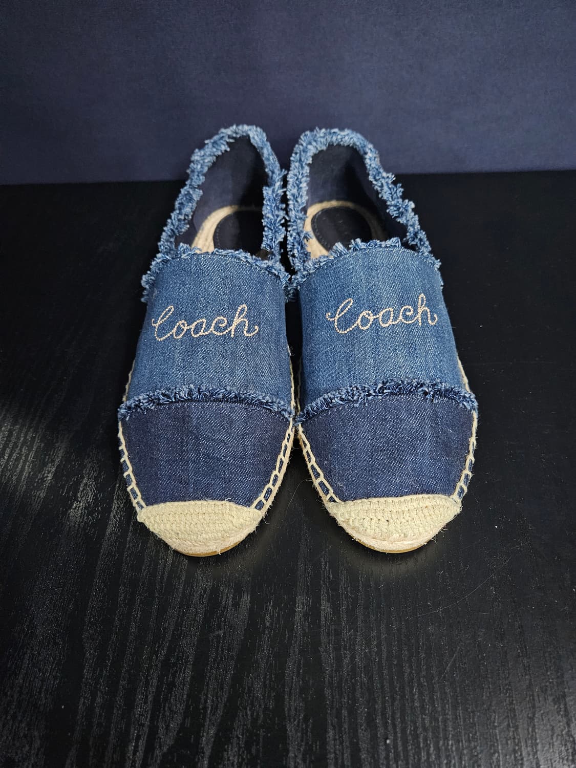 코치 에스파듀 블루 남성 발볼없는 260 슬립온  상품이미지1