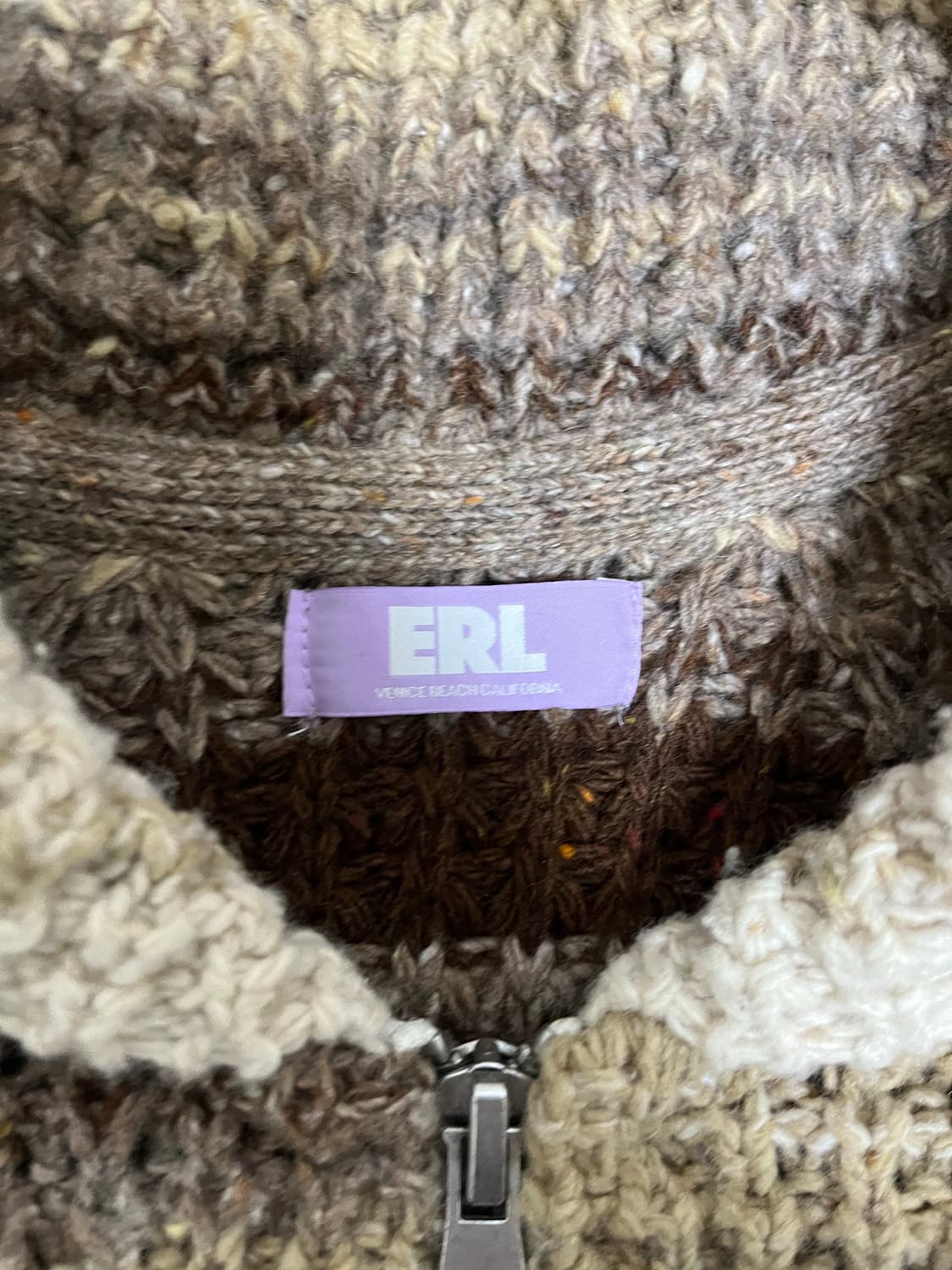 [L] ERL 니트 집업 가디건 상품이미지2