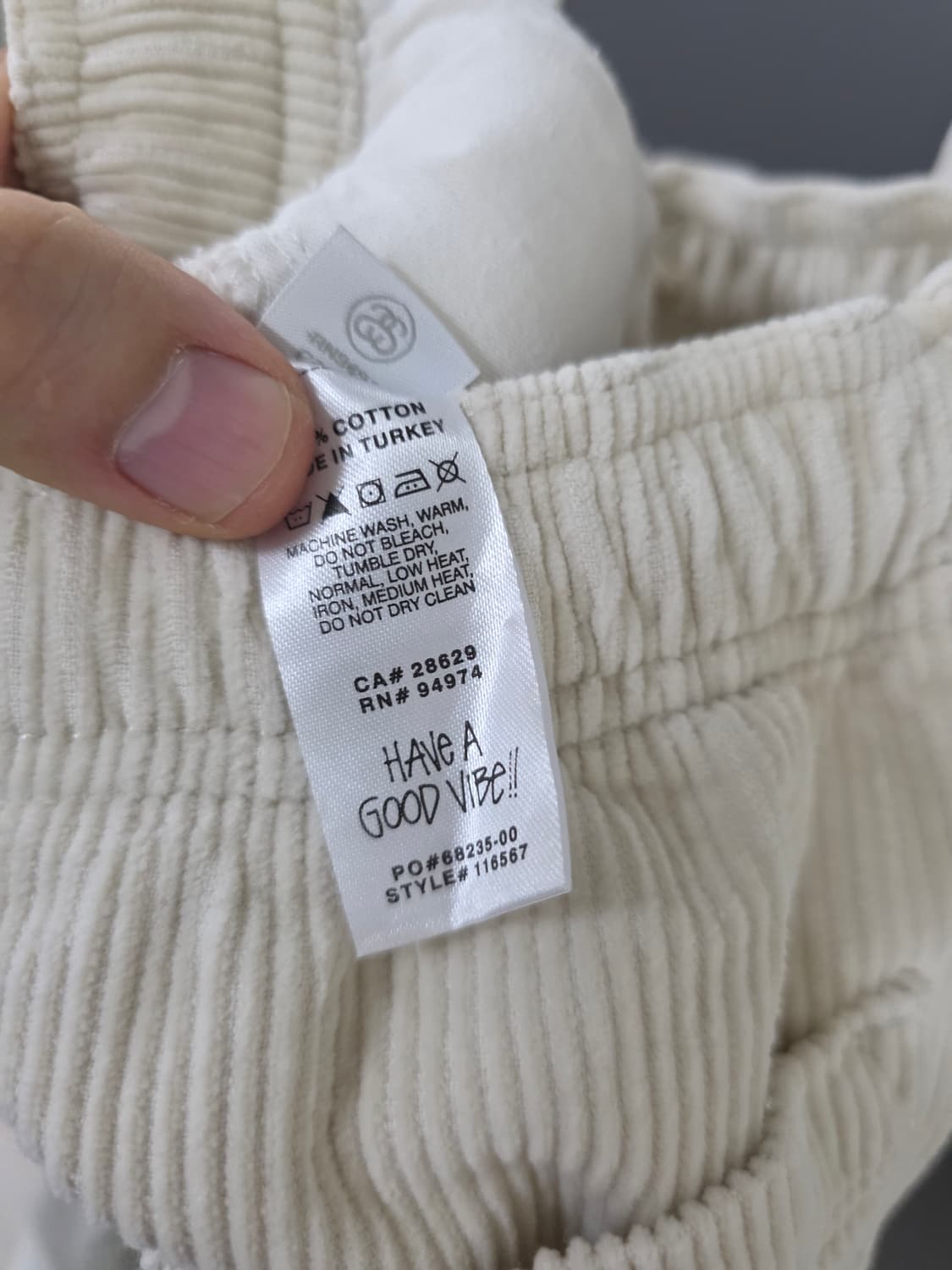 스투시 와이드 웨일 코듀로이 바지 m 30-32 상품이미지6