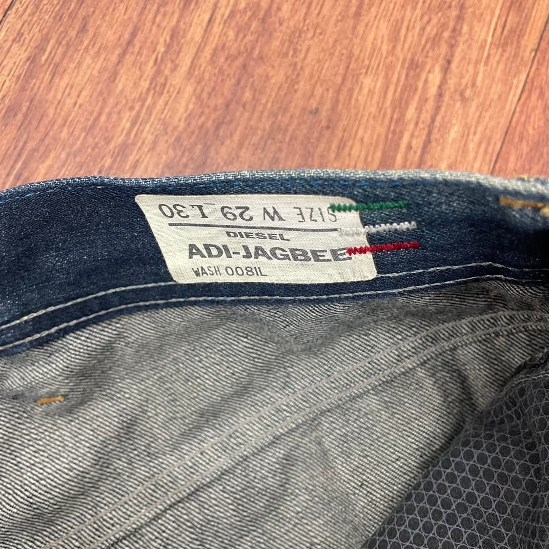 디젤 X 아디다스 데님 팬츠 상품이미지6