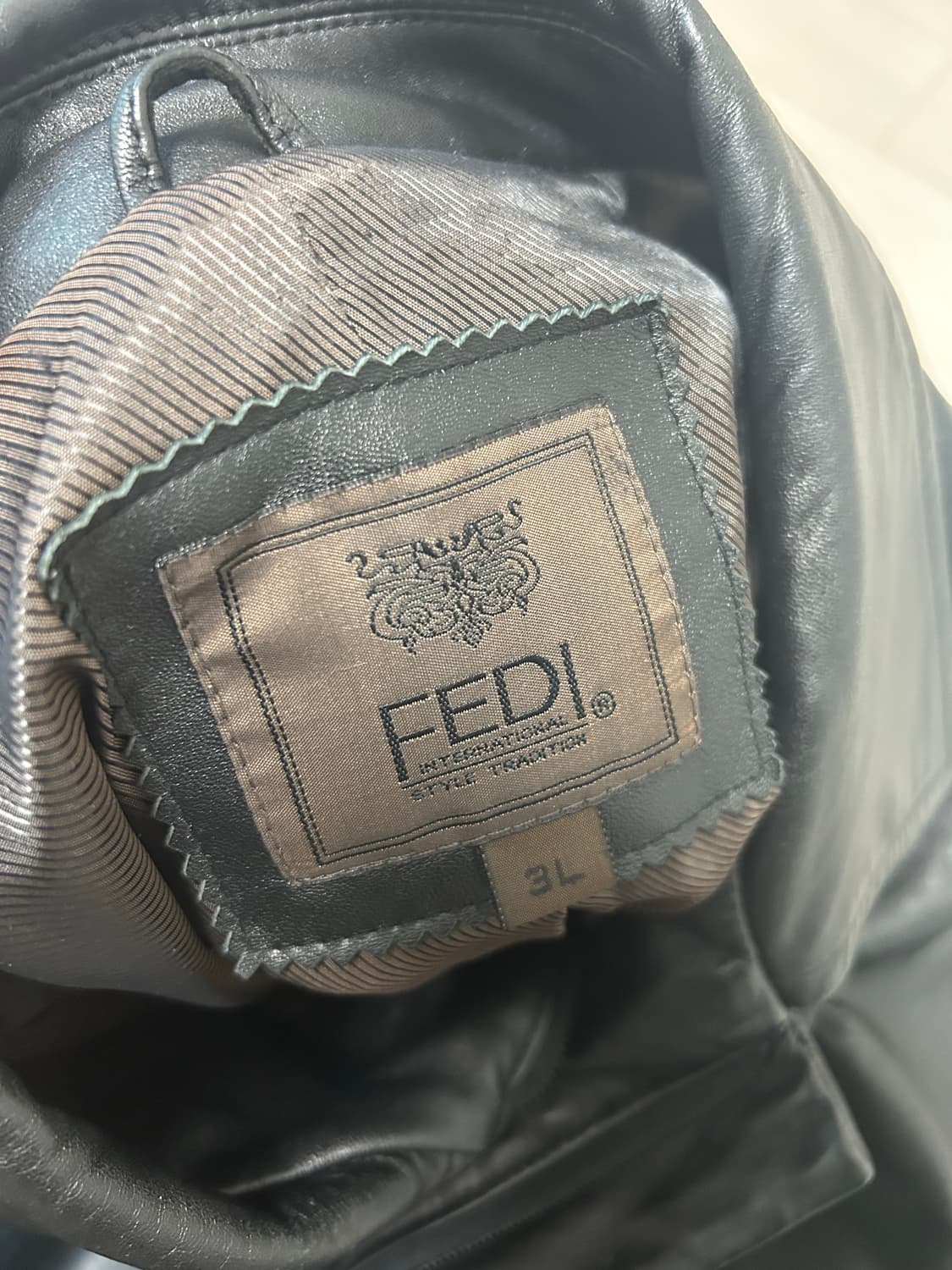 FEDI 가죽 코트 3L 상품이미지2