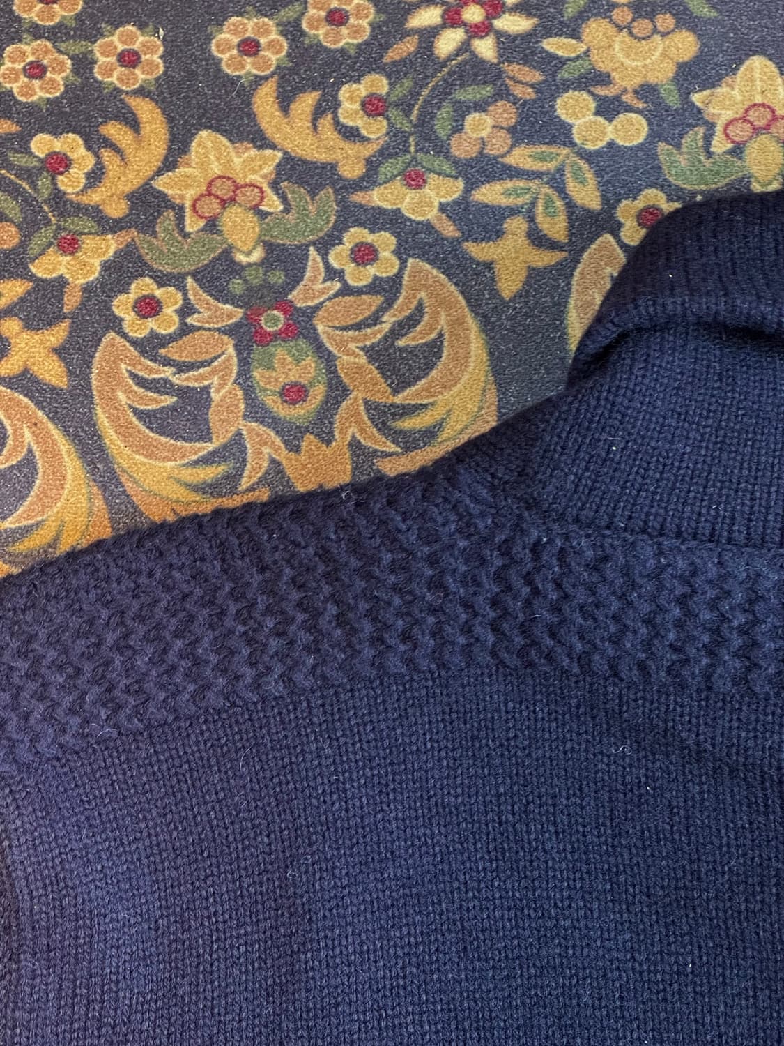 폴로 램스울 숄카라 집업 나트 스웨터 상품이미지6